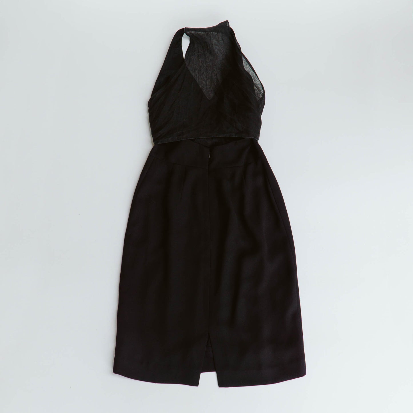 90's Maggy London Black Mini Dress | S