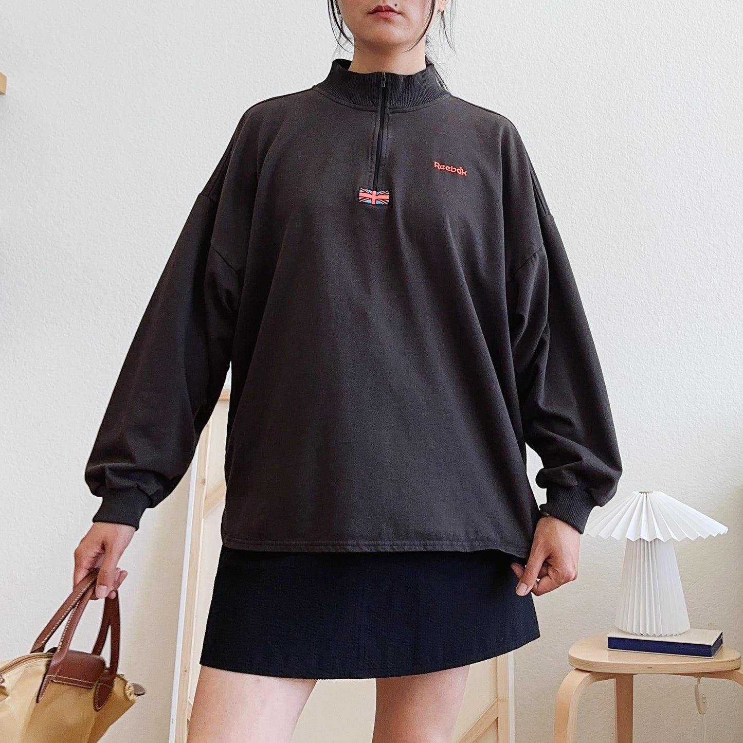 Men's 90's Reebok UK Flag Patch Pullover | L