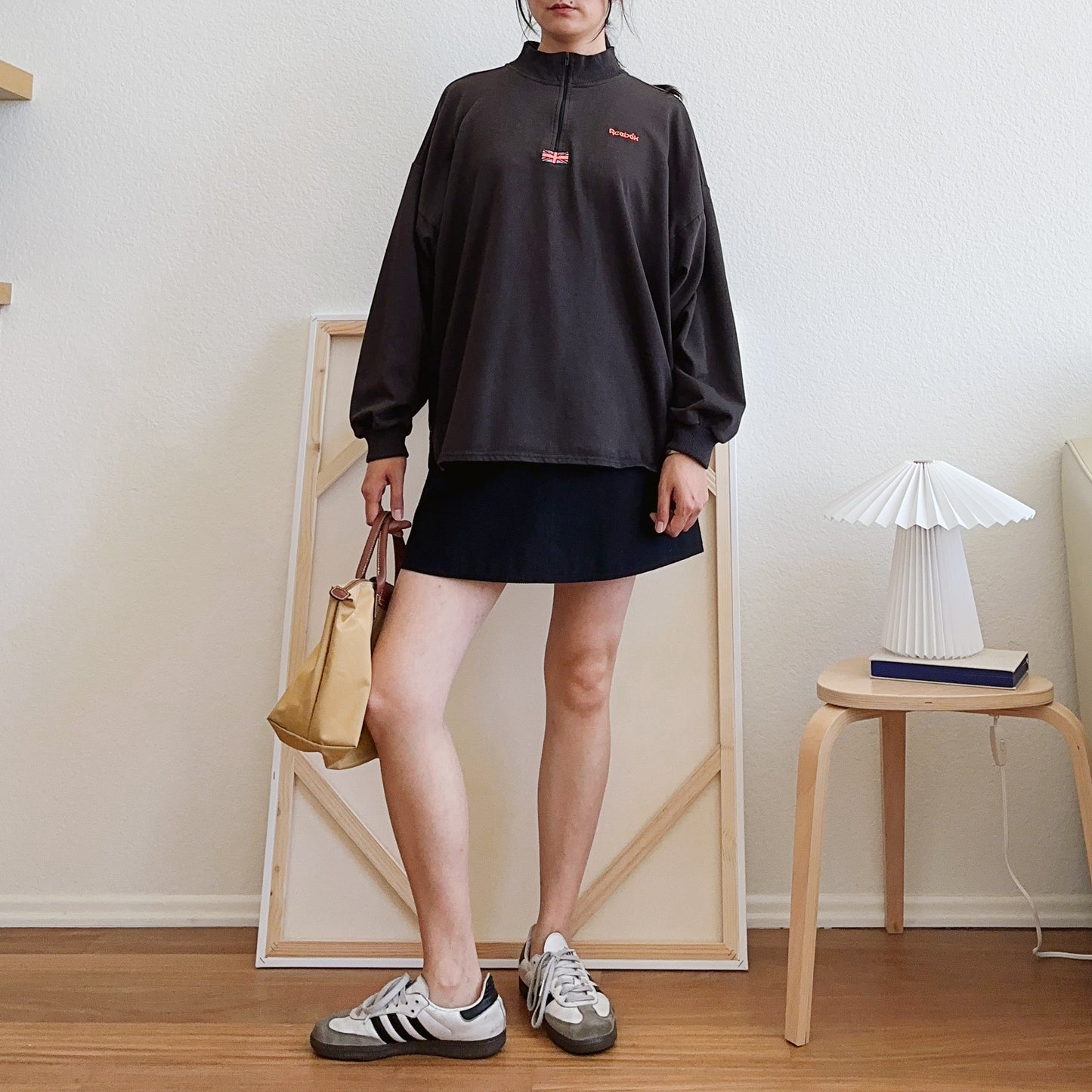 Men's 90's Reebok UK Flag Patch Pullover | L