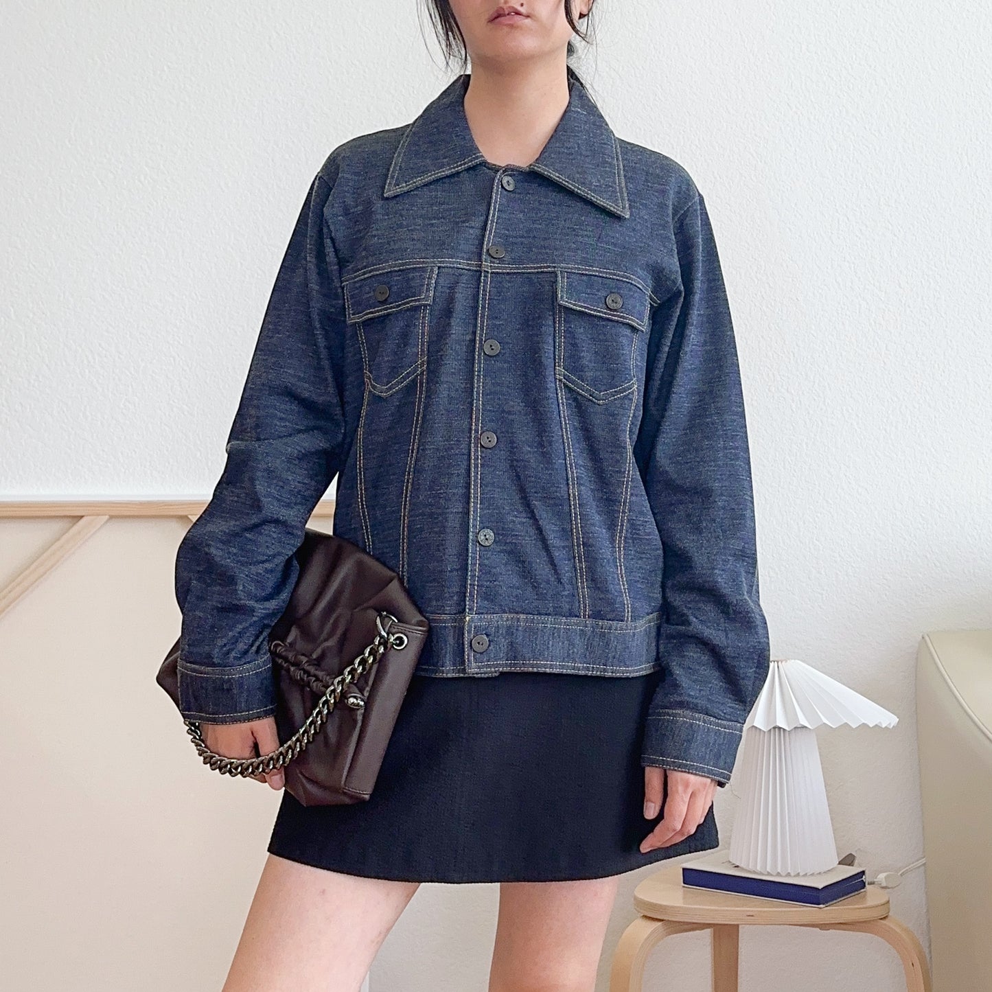 Deadstock 70's Denim-Look Jacket | L
