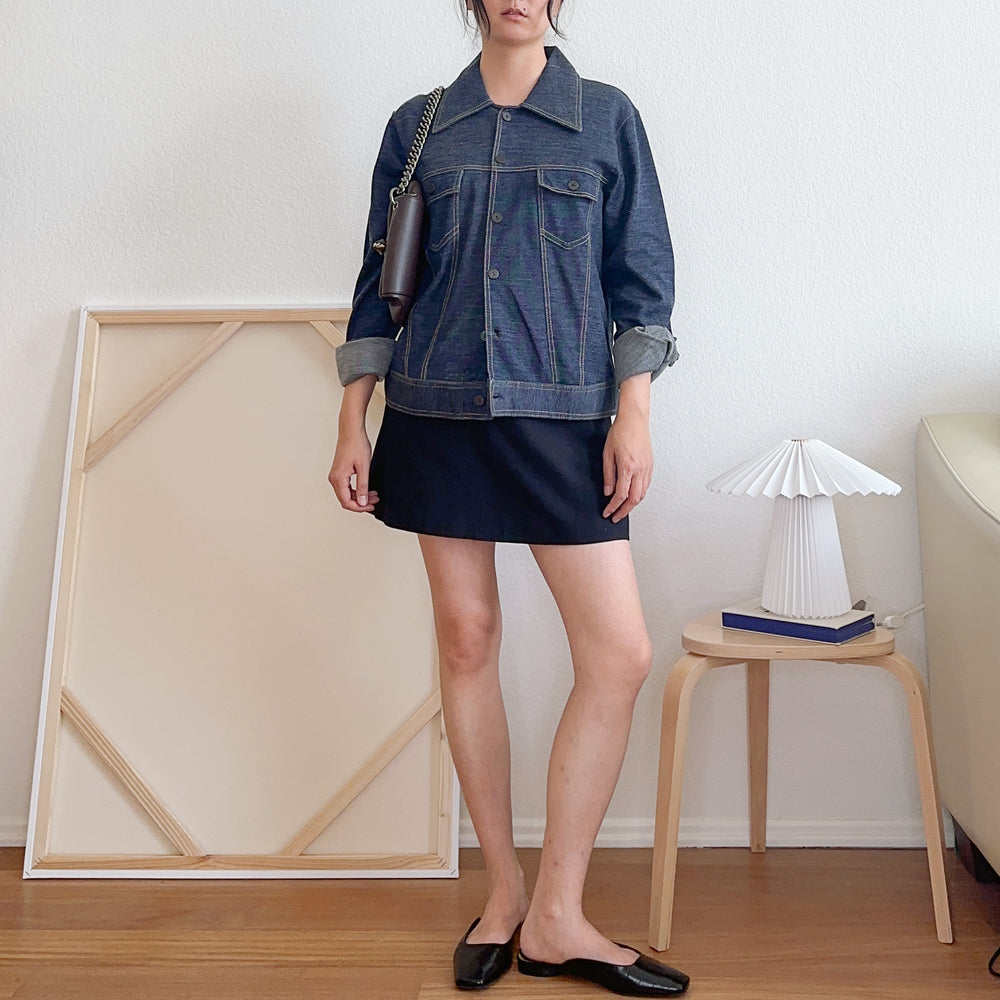 Deadstock 70's Denim-Look Jacket | L