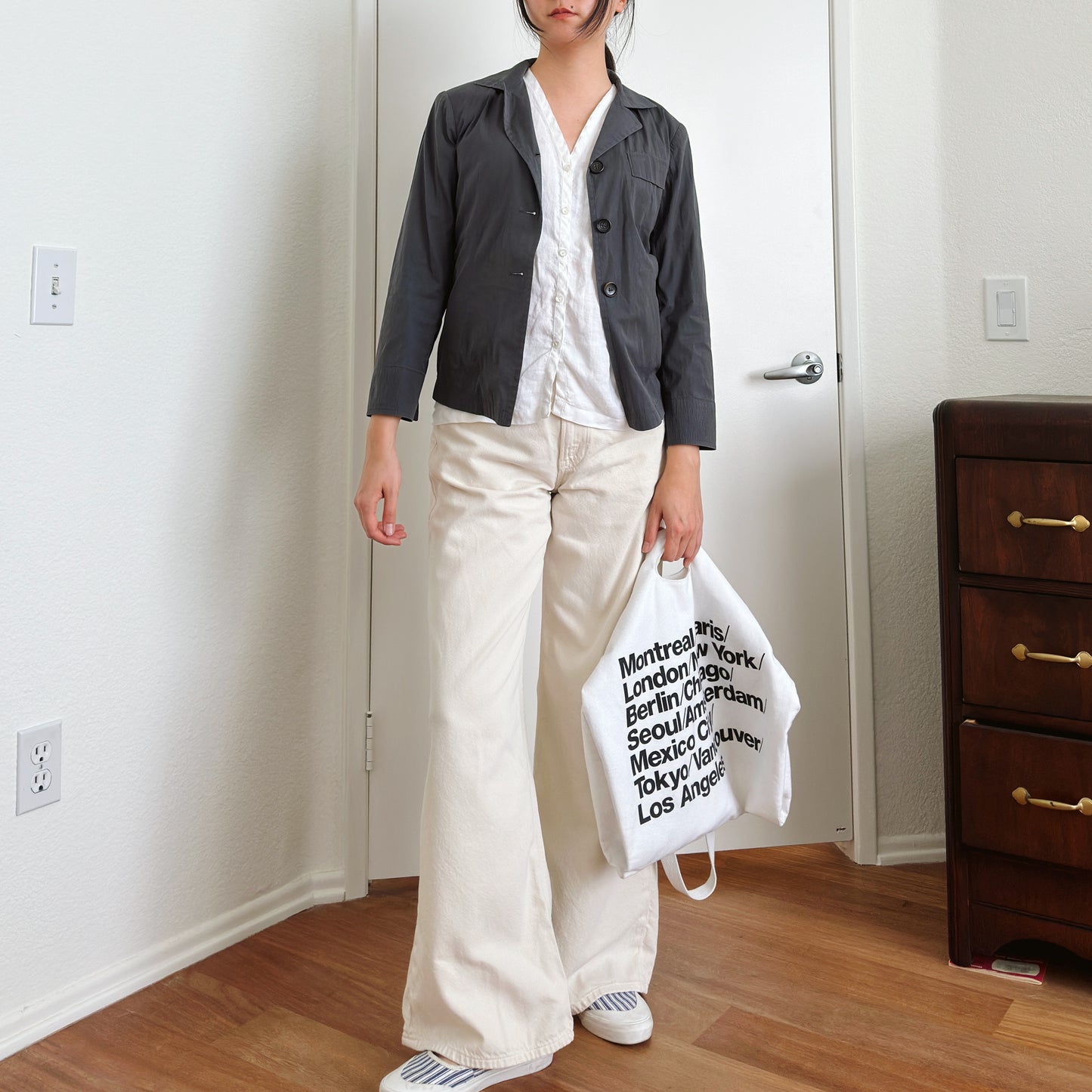 Jil Sander Gray Technical Shirt | XS