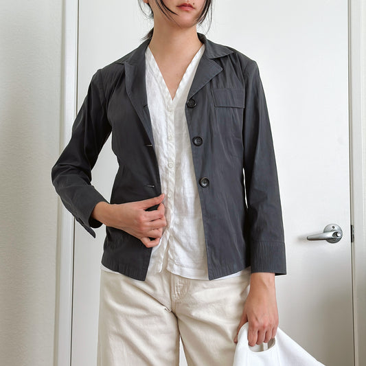 Jil Sander Gray Technical Shirt | XS