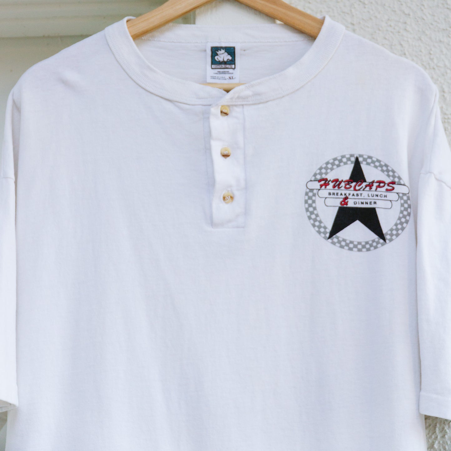 Men's 90's Single Stitch "Hubcaps" Tee | XL