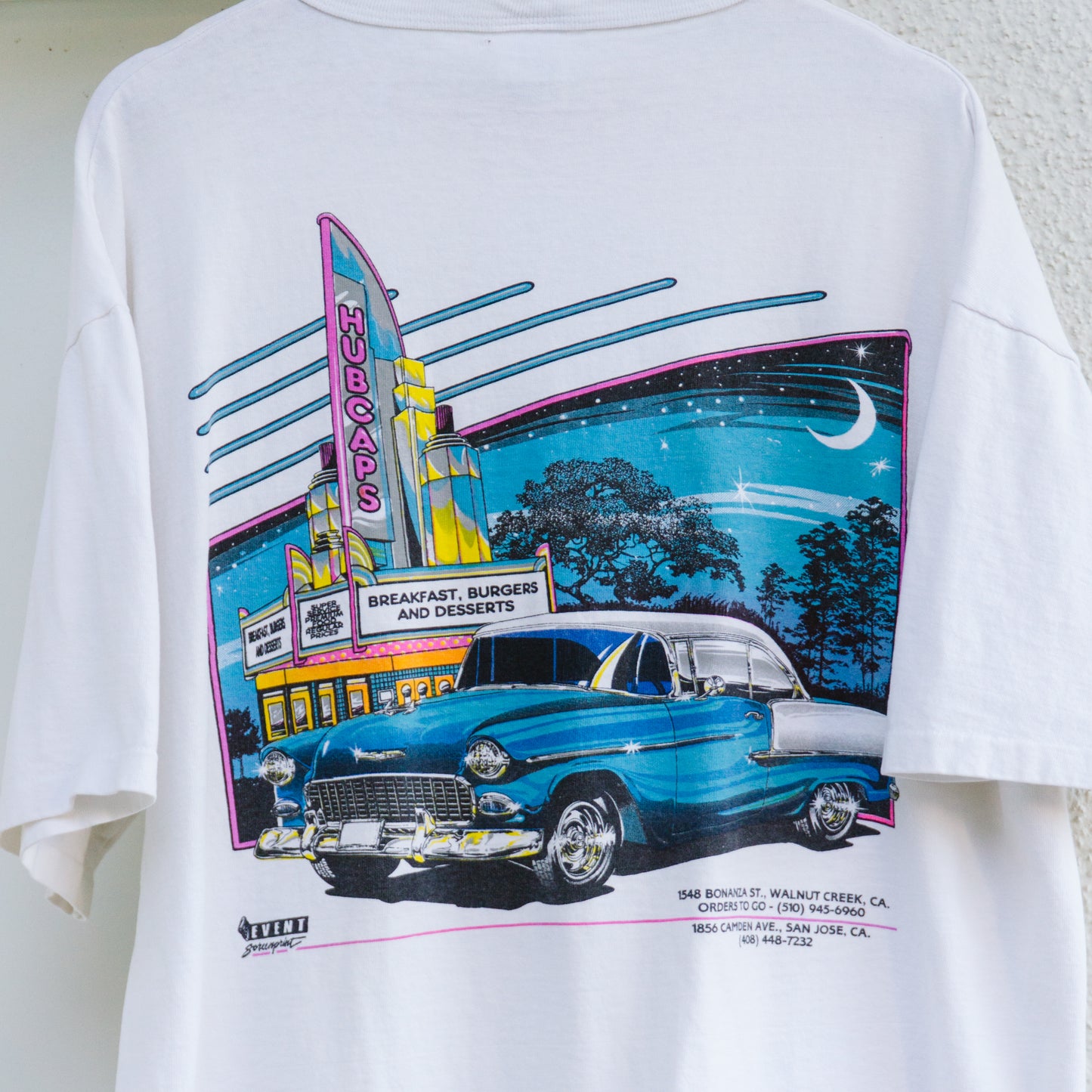 Men's 90's Single Stitch "Hubcaps" Tee | XL