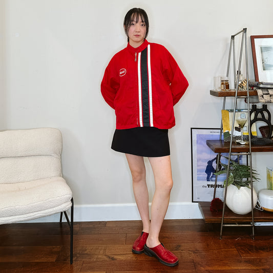 Men's 70's Peterbilt Red Stripe Windbreaker | XL