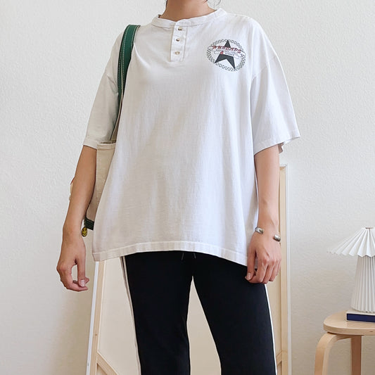 Men's 90's Single Stitch "Hubcaps" Tee | XL