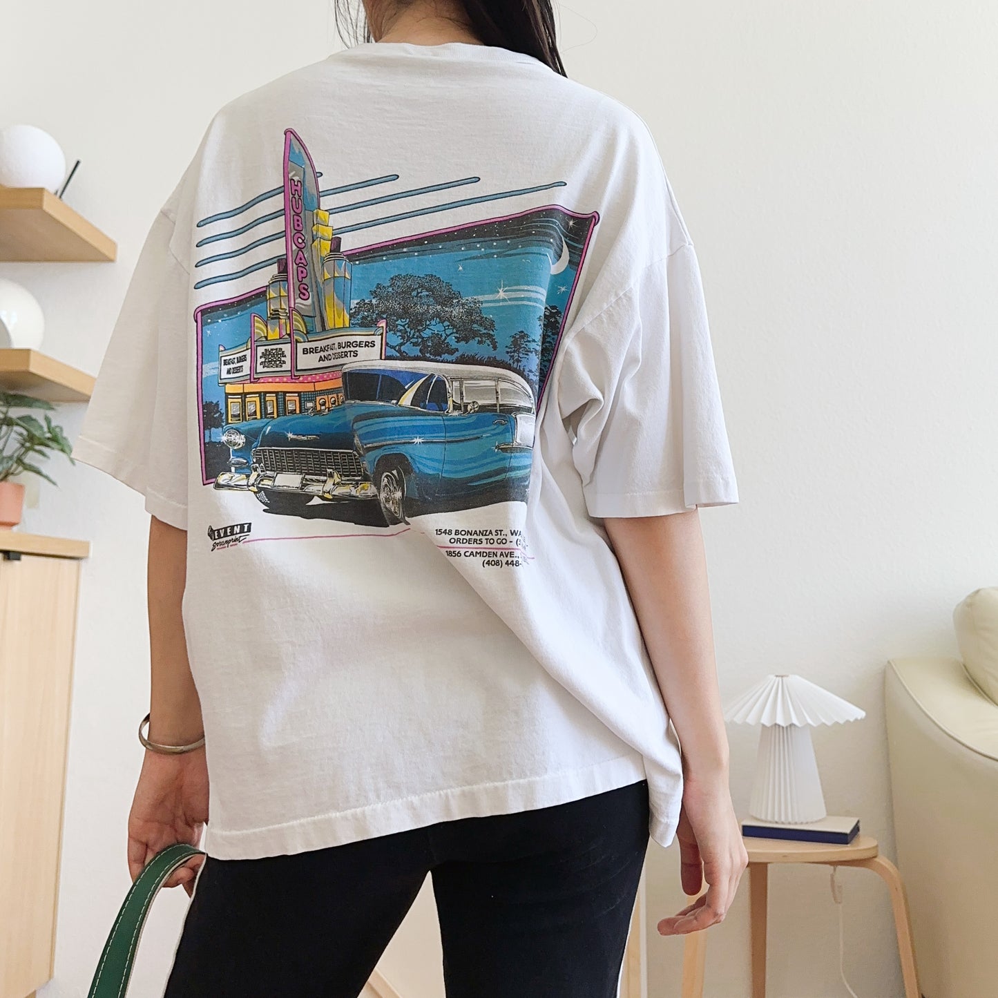 Men's 90's Single Stitch "Hubcaps" Tee | XL