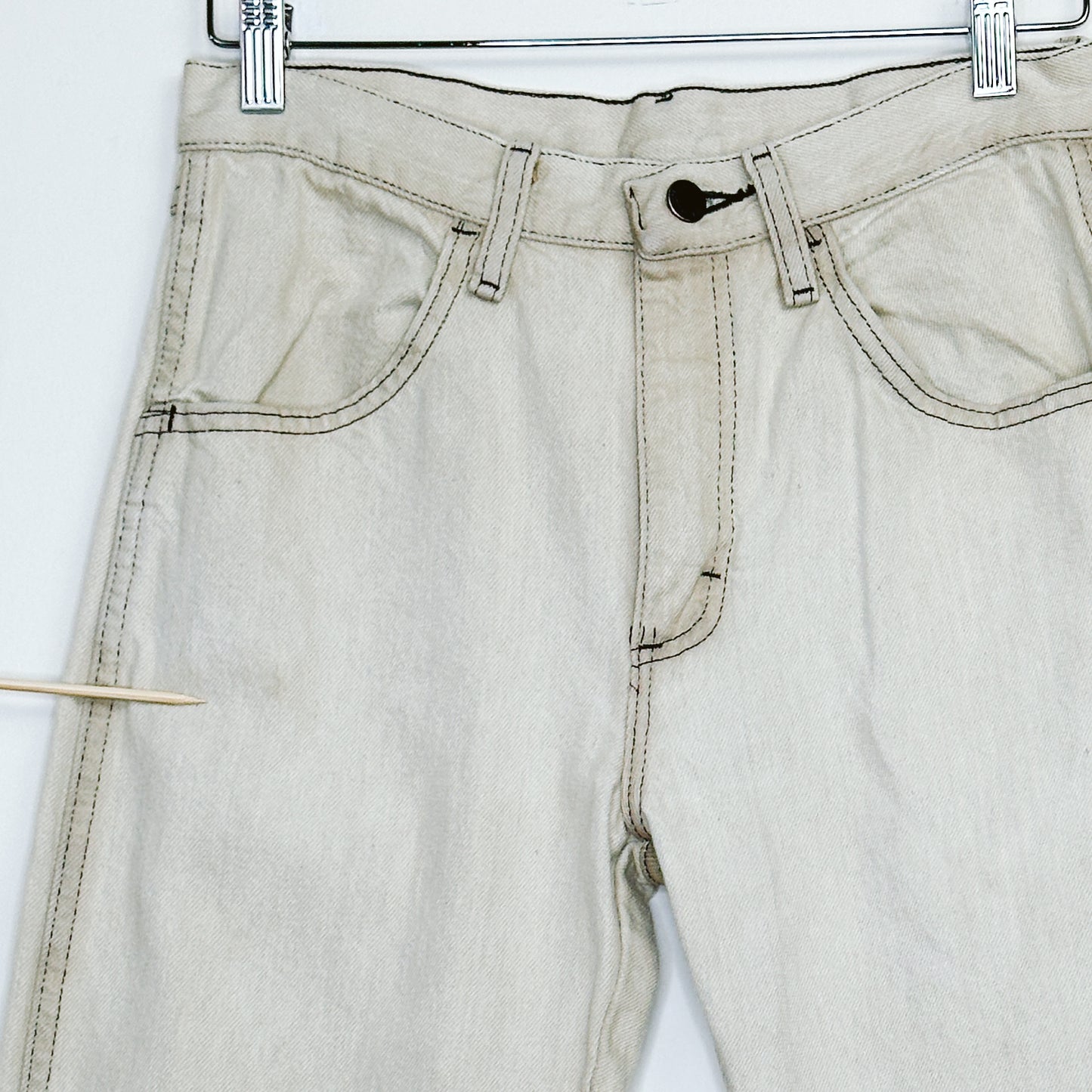 Tan Rustler Straight Leg Jeans | M