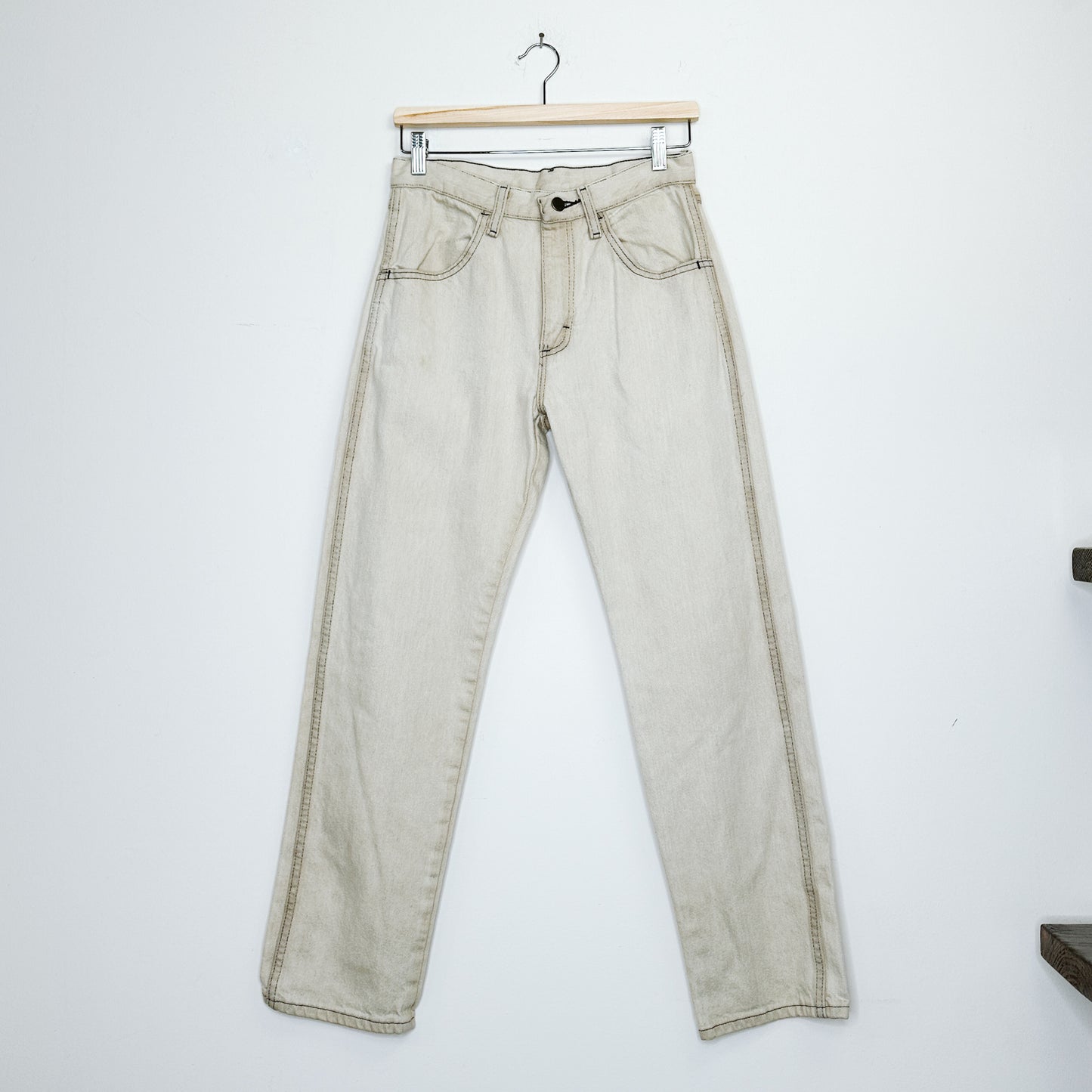 Tan Rustler Straight Leg Jeans | M