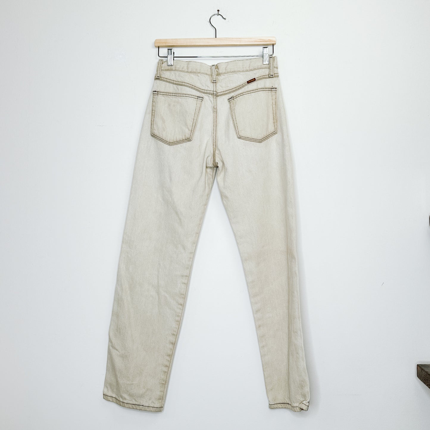 Tan Rustler Straight Leg Jeans | M