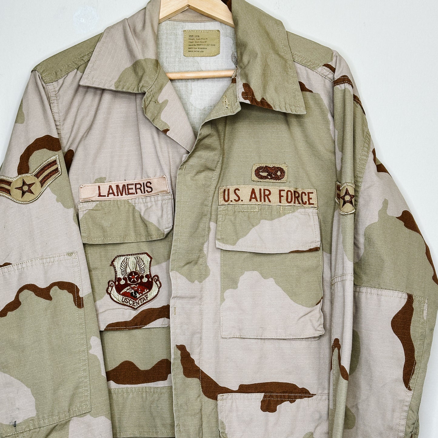 Men's US Air Force Military Camo Jacket | S