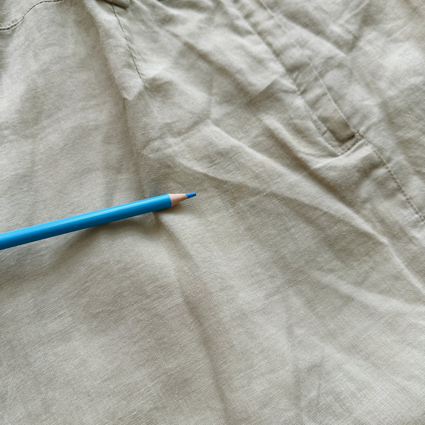 Tan Midi Cargo Skirt | M