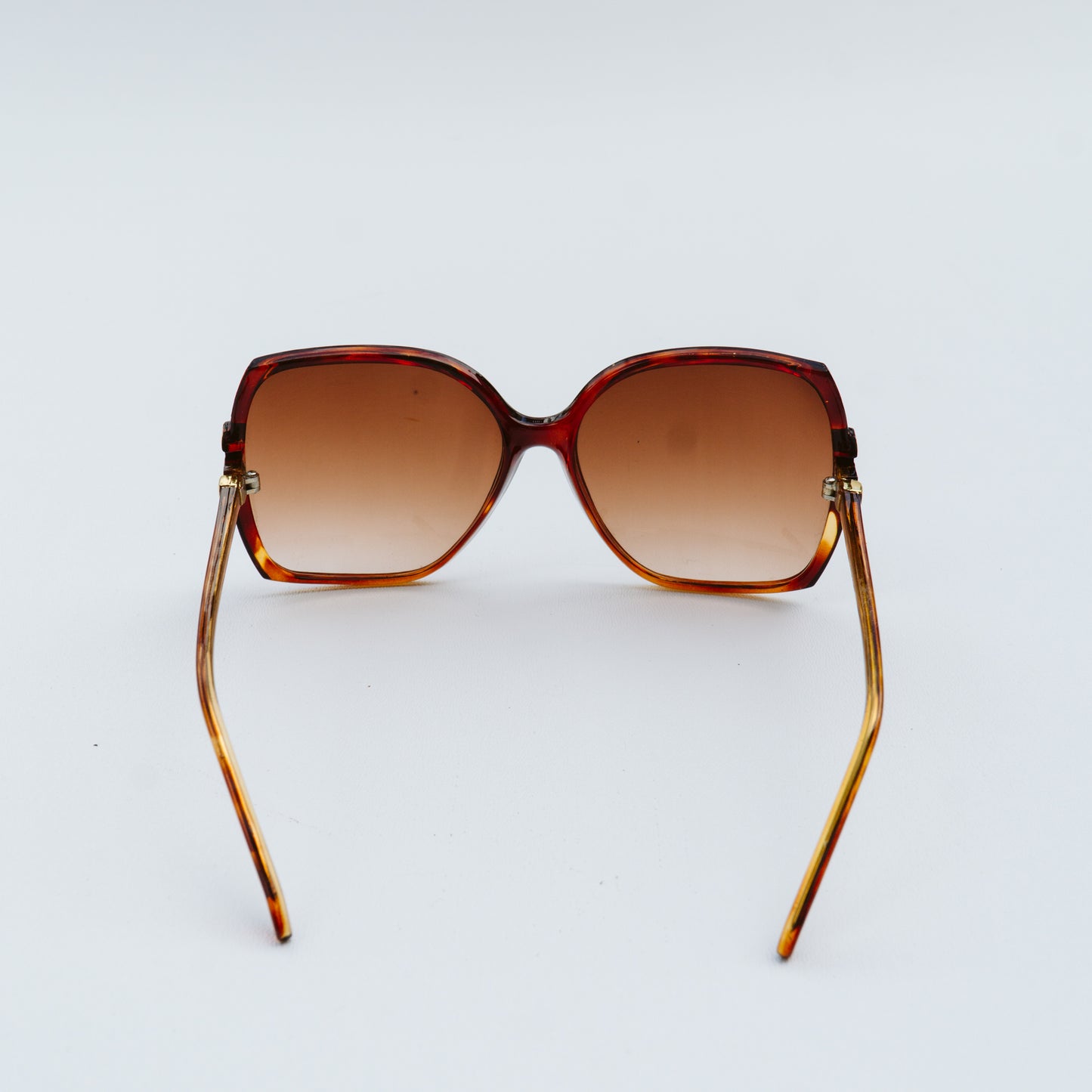 Y2K Does 70's Brown Oversized Sunglasses
