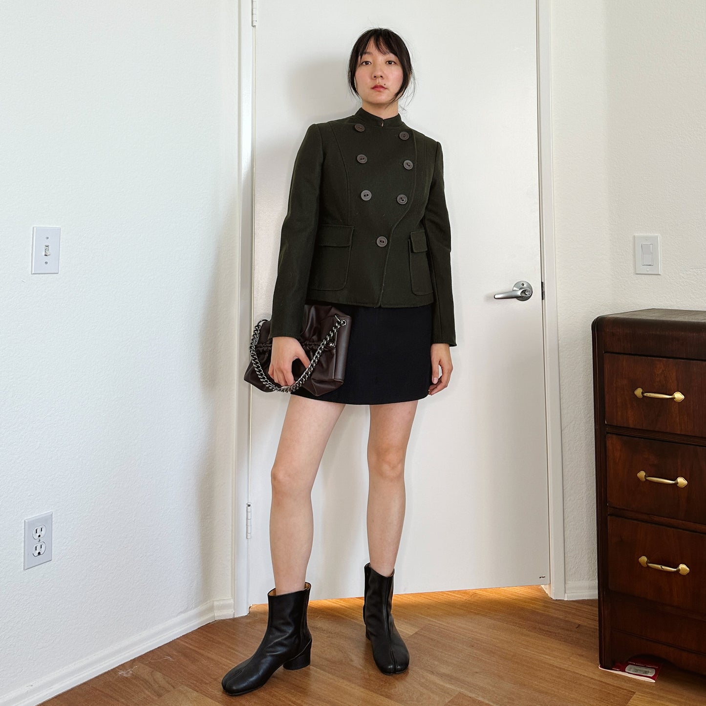 Y2K Wool Tailored Double Breasted Jacket | S