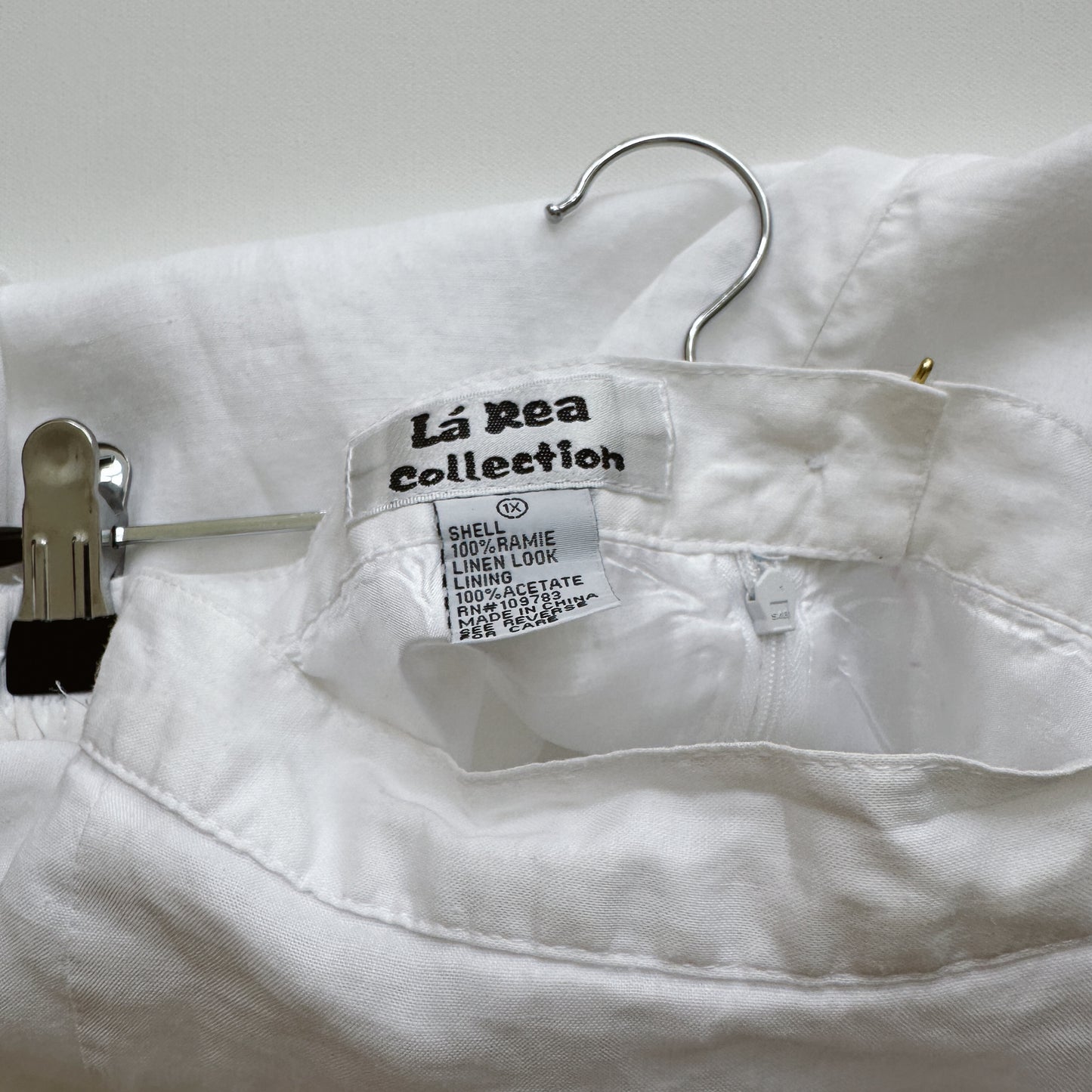 Y2K White Lace Trim Midi Skirt | 1X