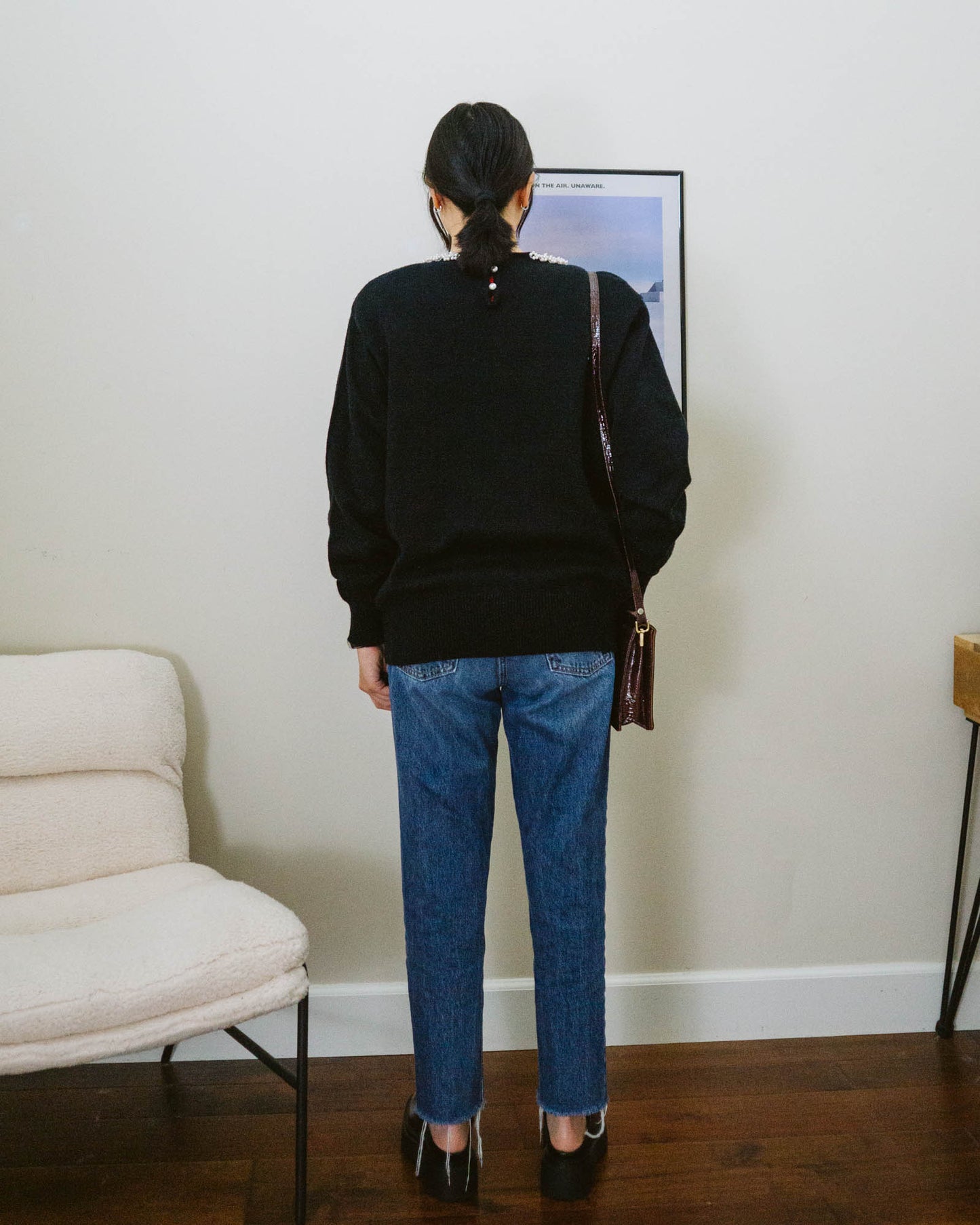 90's Vintage Preppy Pearl Sweater | XL