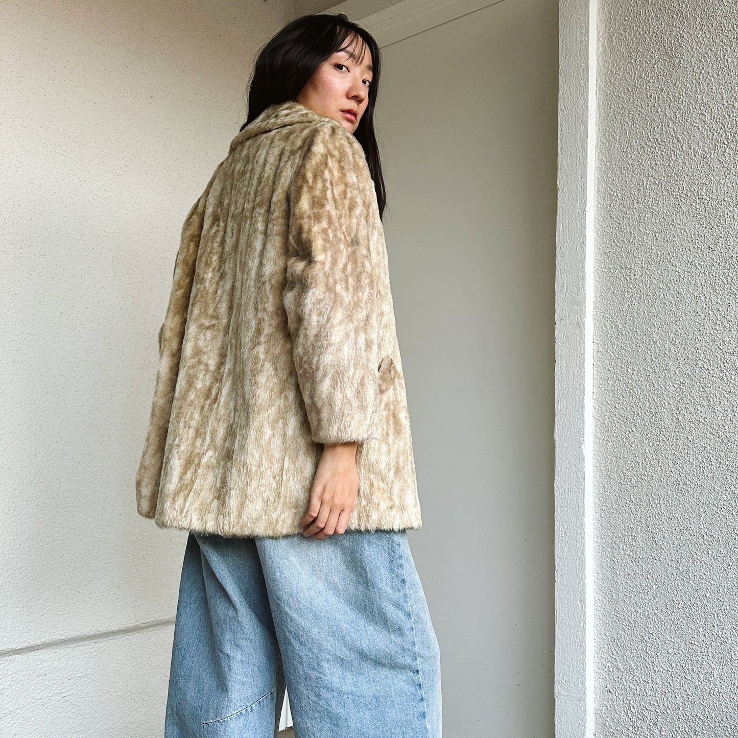 60's Union Made Fur Coat | M