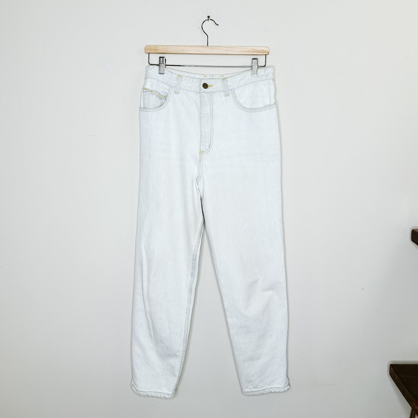 80's Guess White Jeans | M