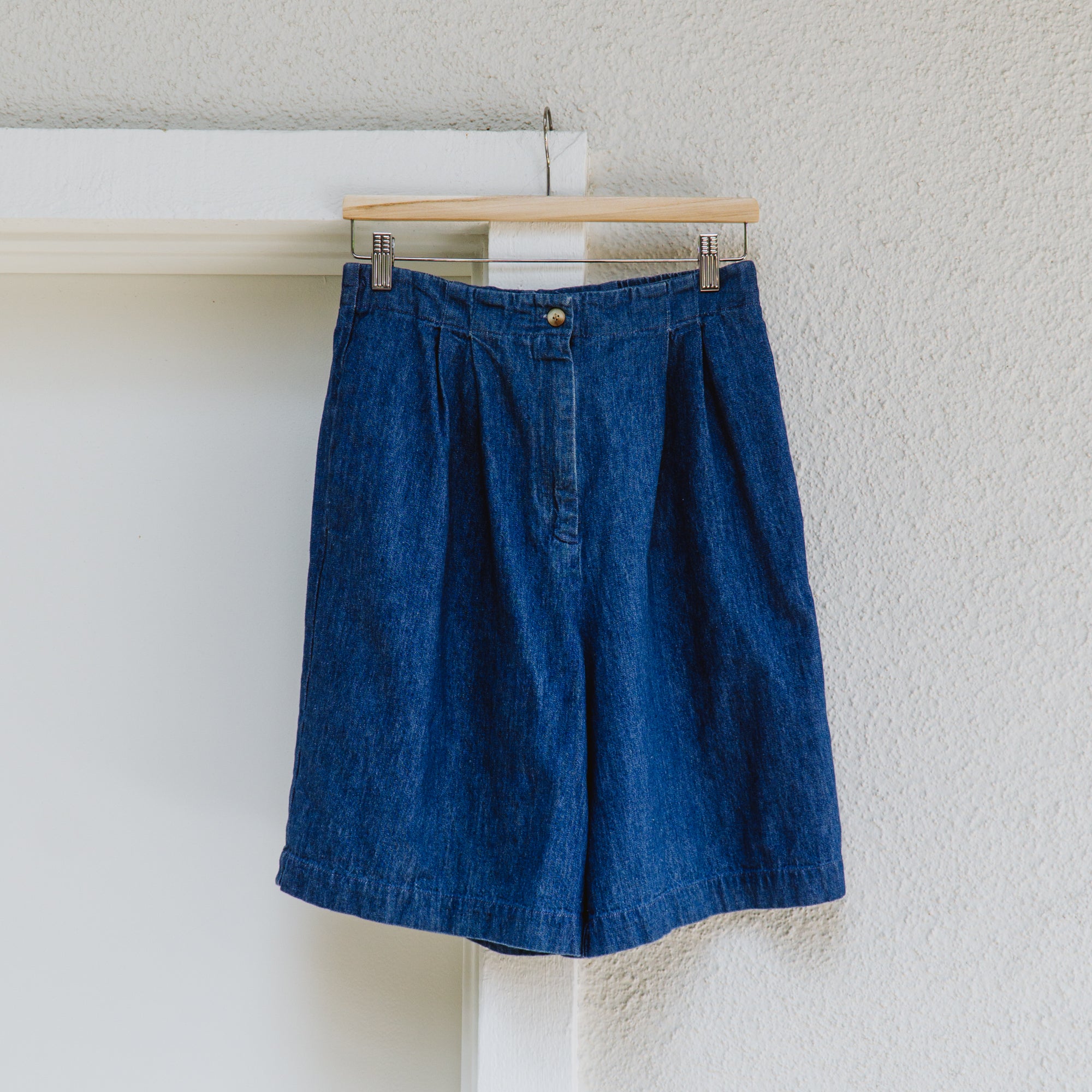 Vintage 1980s Pleated High shops Waisted Shorts