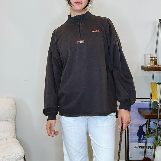 Men's 90's Reebok UK Flag Patch Pullover | L