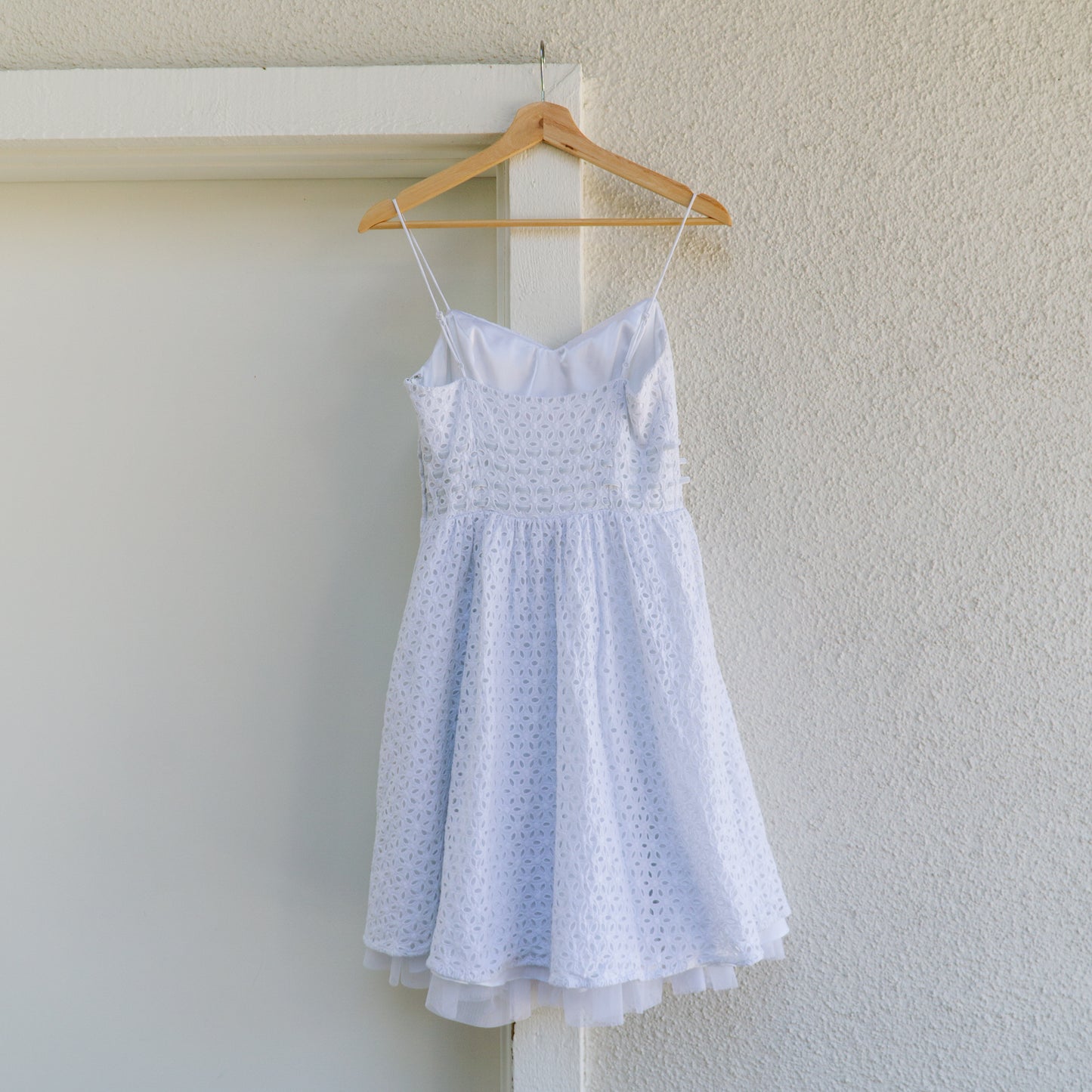 Betsey Johnson White Eyelet Sundress | XS