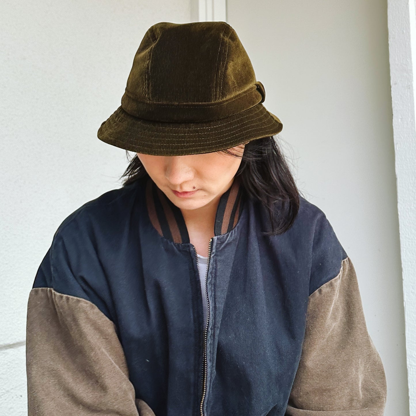 Brown Corduroy Bucket Hat | S/M