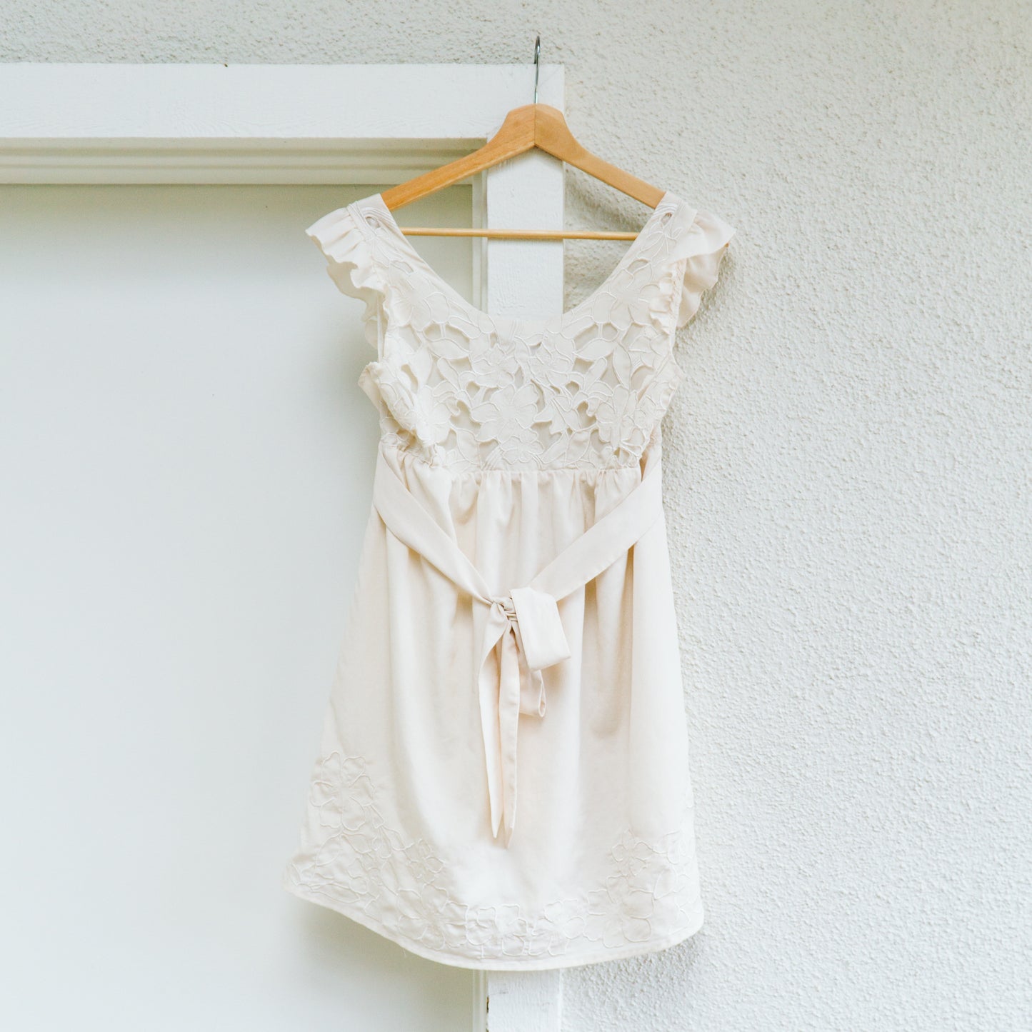 Lace Babydoll Mini Dress | L