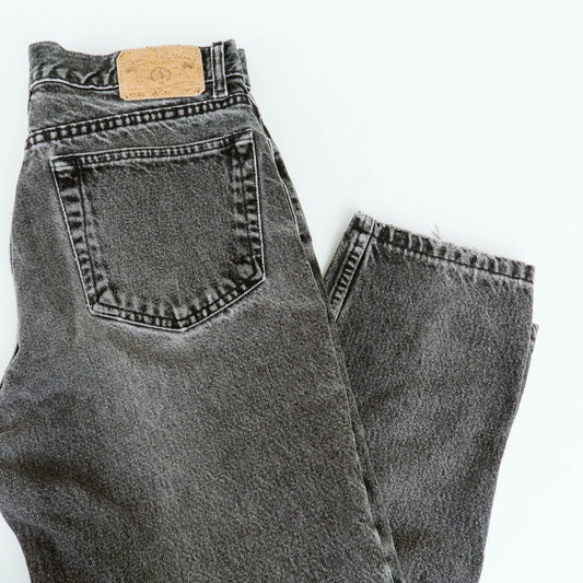 Men's 80's Gap Distressed Charcoal Jeans | M