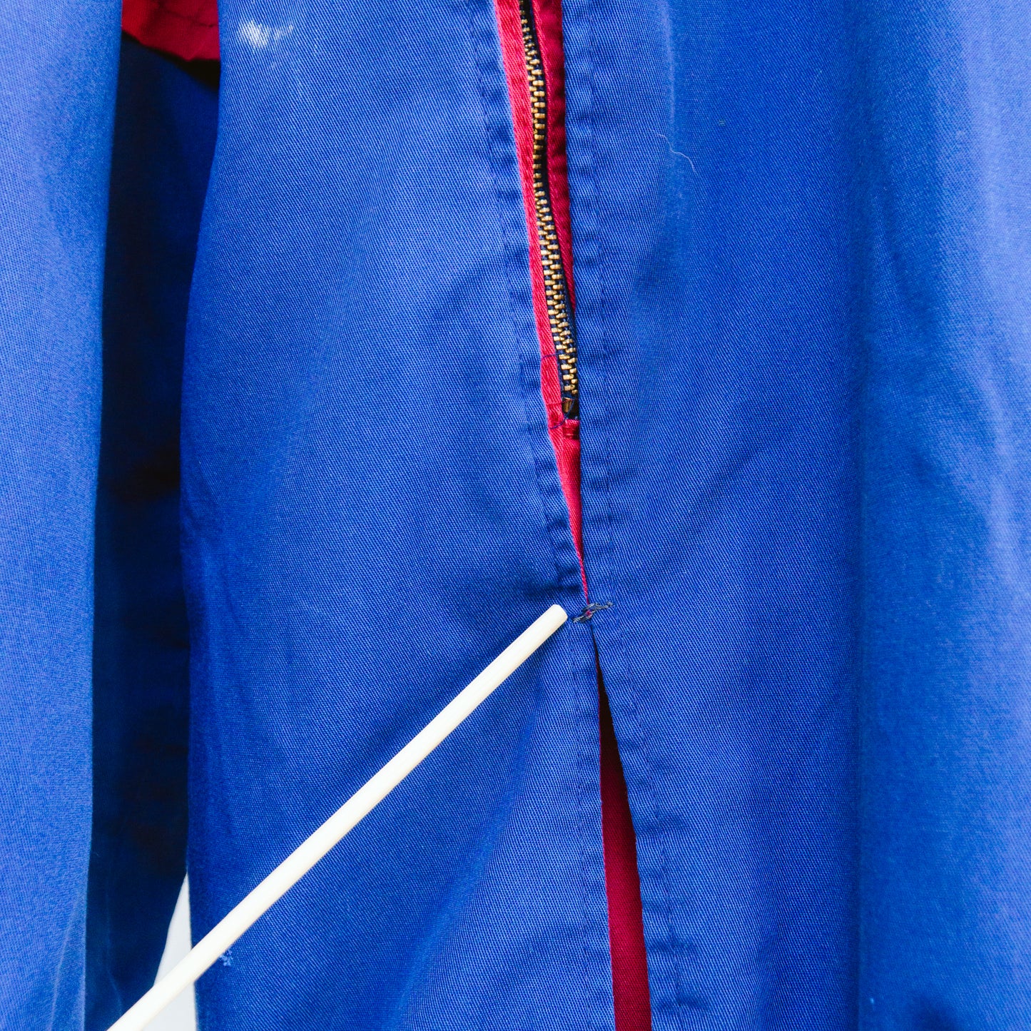 Men's 80's Red Gray Blue Windbreaker | M