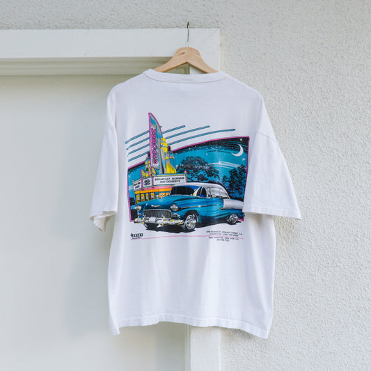 Men's 90's Single Stitch "Hubcaps" Tee | XL