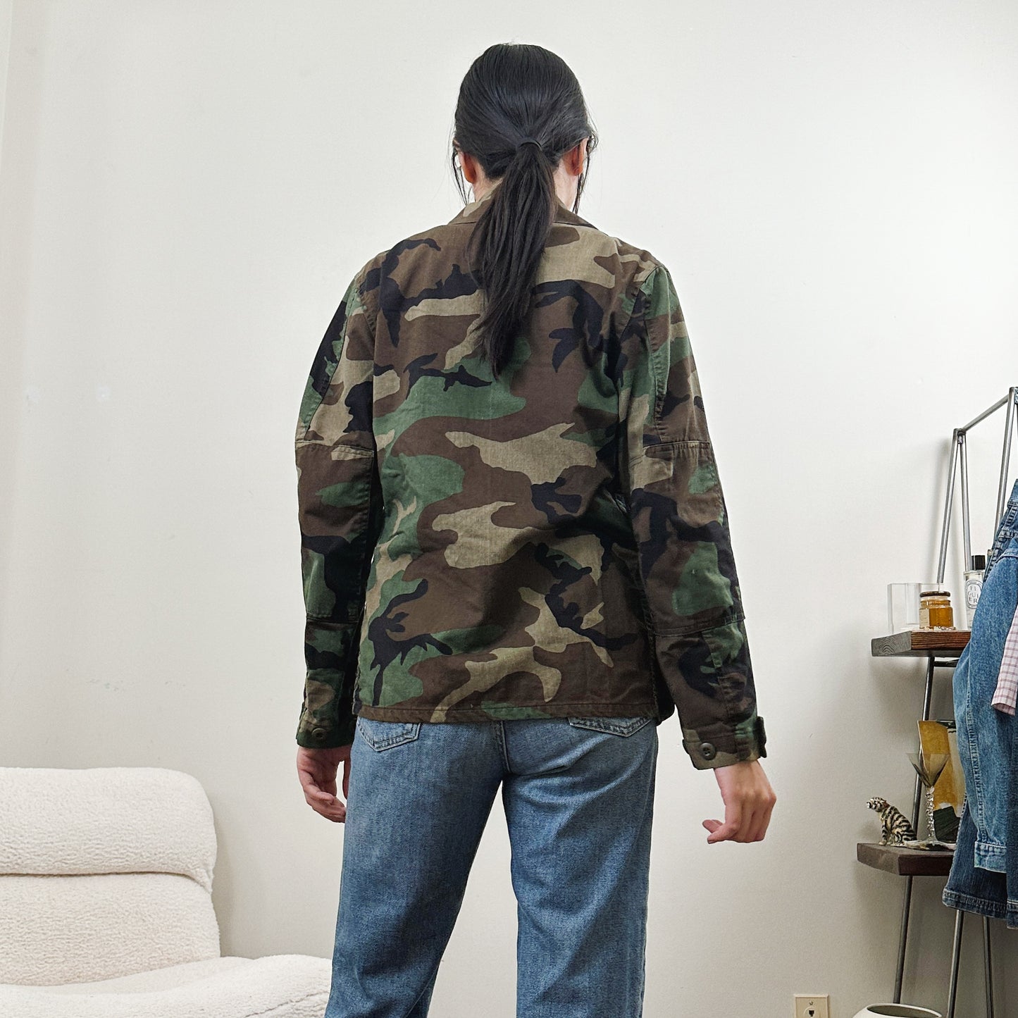 Men's Military Camo Jacket | XS