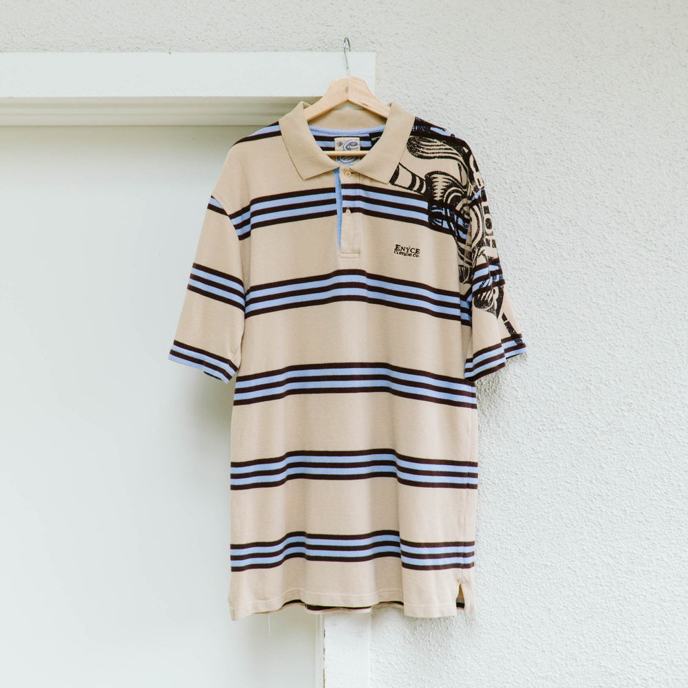 Men's Y2K ENYCE Stripe Polo Shirt | XL