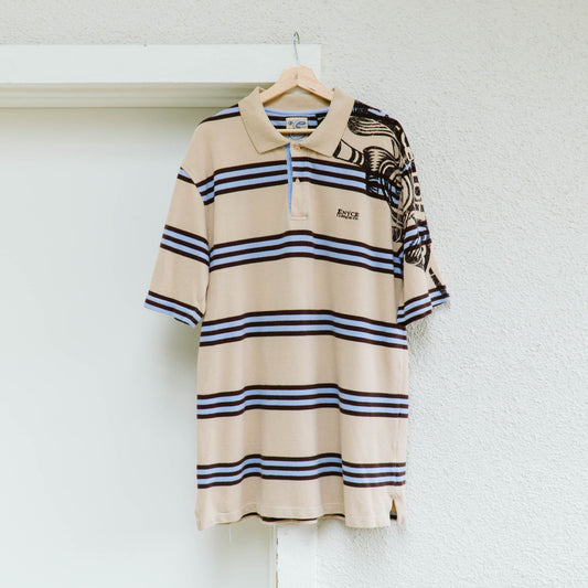 Men's Y2K ENYCE Stripe Polo Shirt | XL