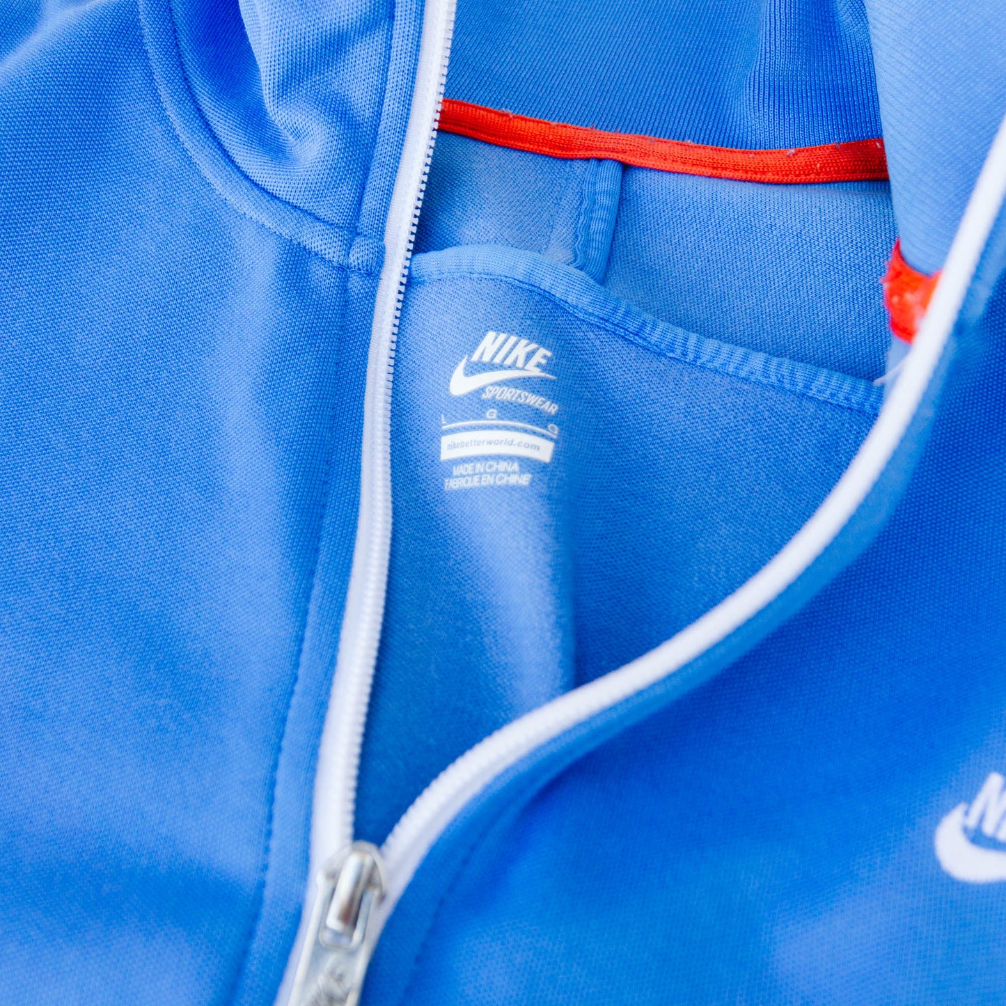 Nike Athletic Zip Up Jacket | L