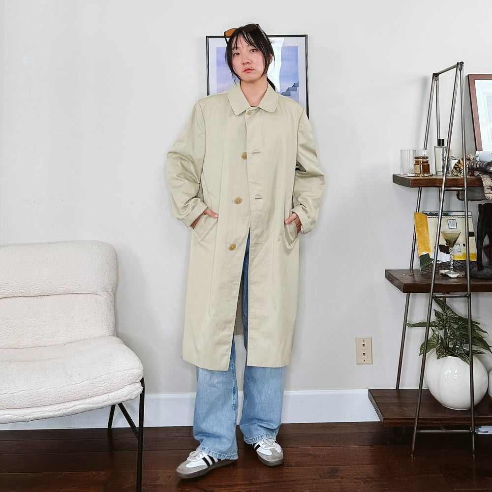 Tan Mac Trench Coat | XL