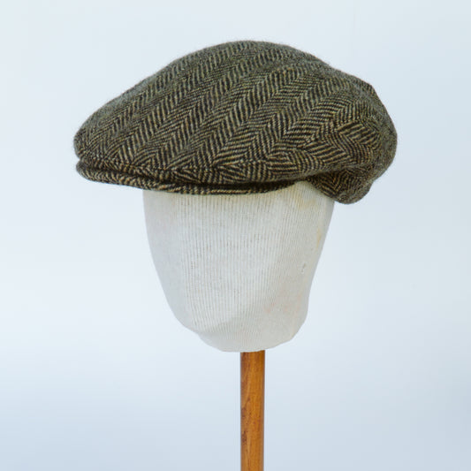 Tweed Wool Flat Cap | XL