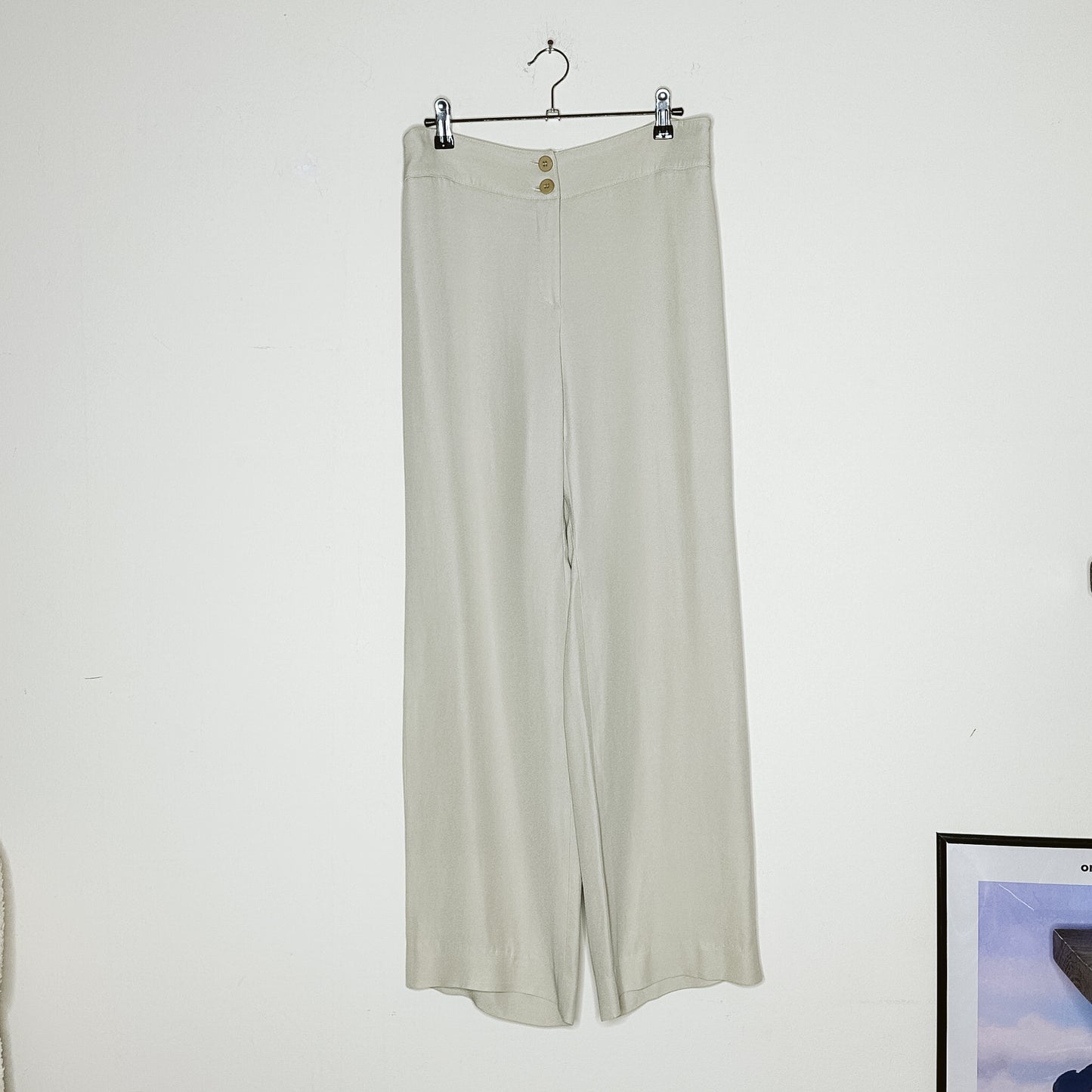 Y2K Beige Armani Trousers | M