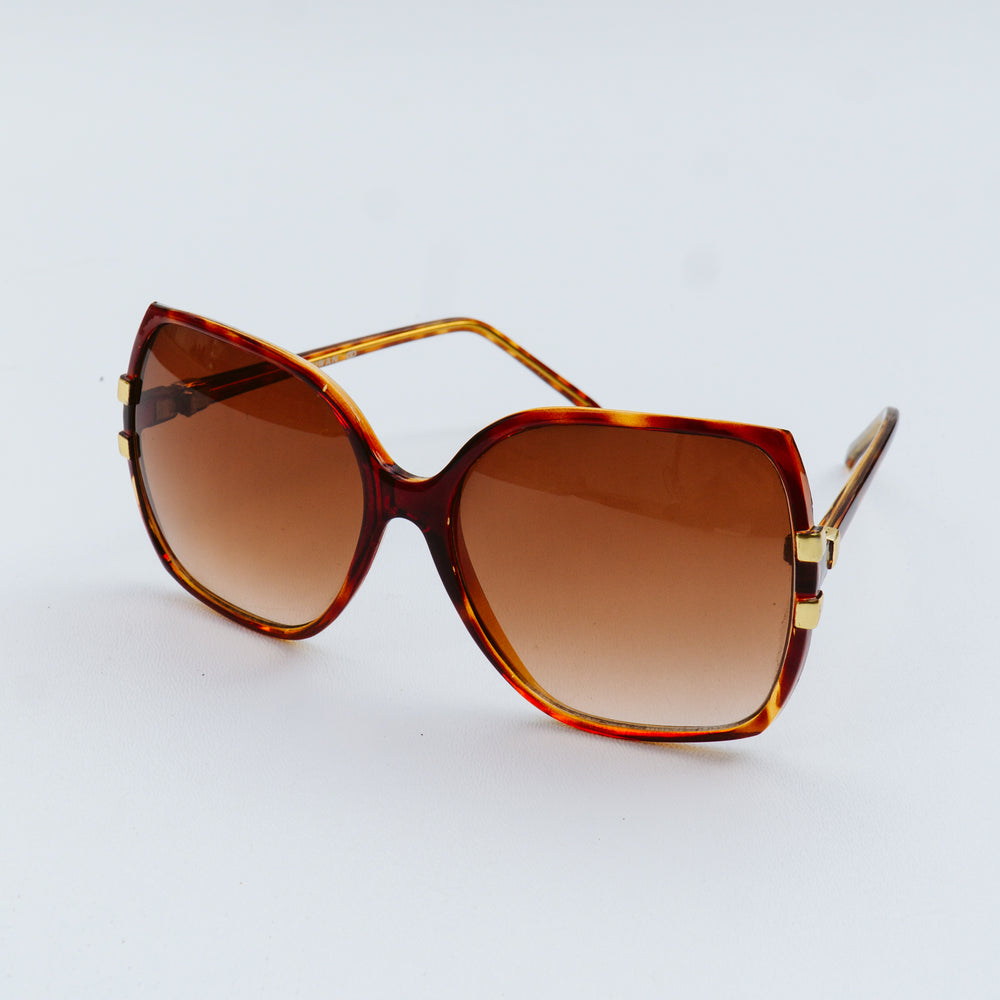 Y2K Does 70's Brown Oversized Sunglasses