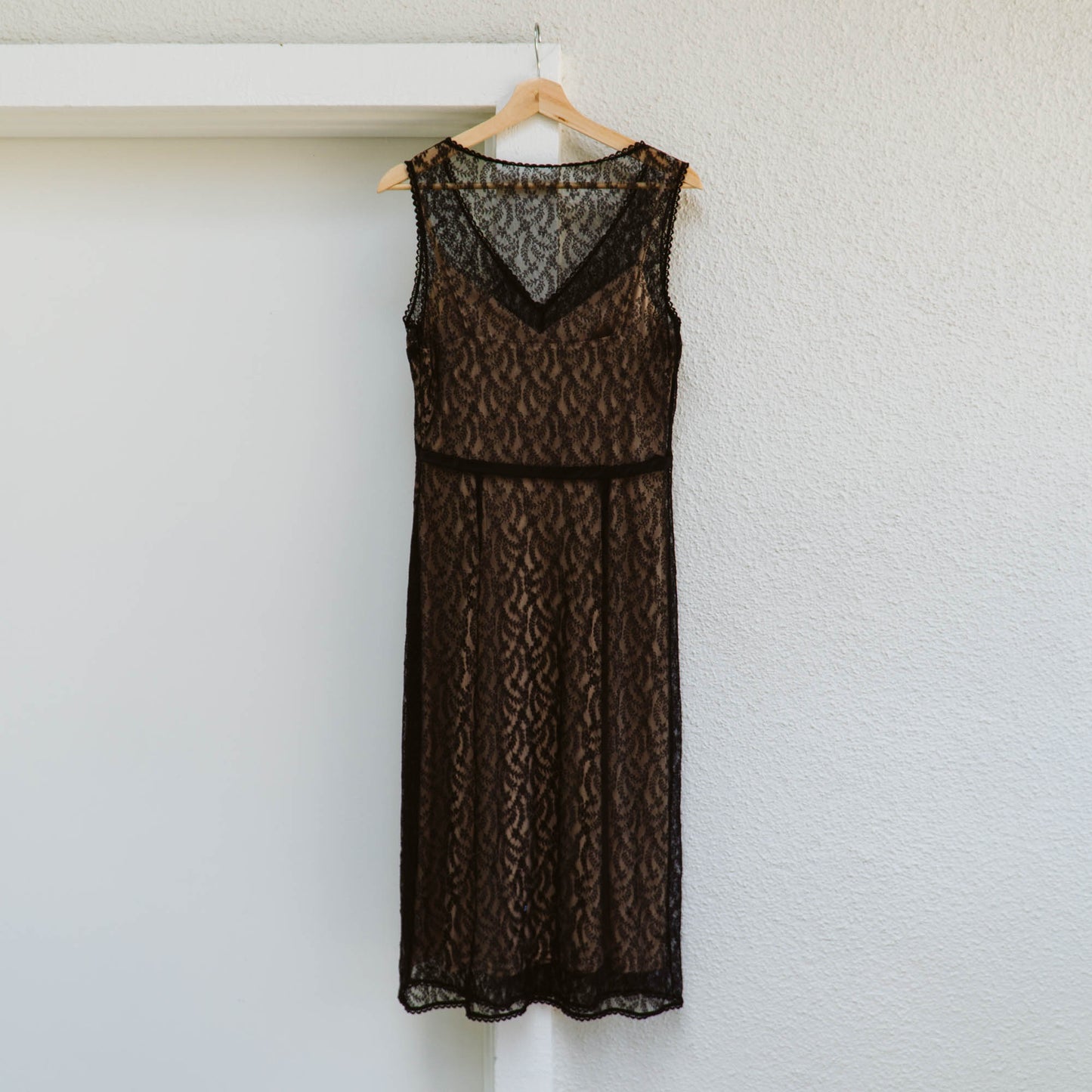 Y2K Express Lace Midi Dress M/L