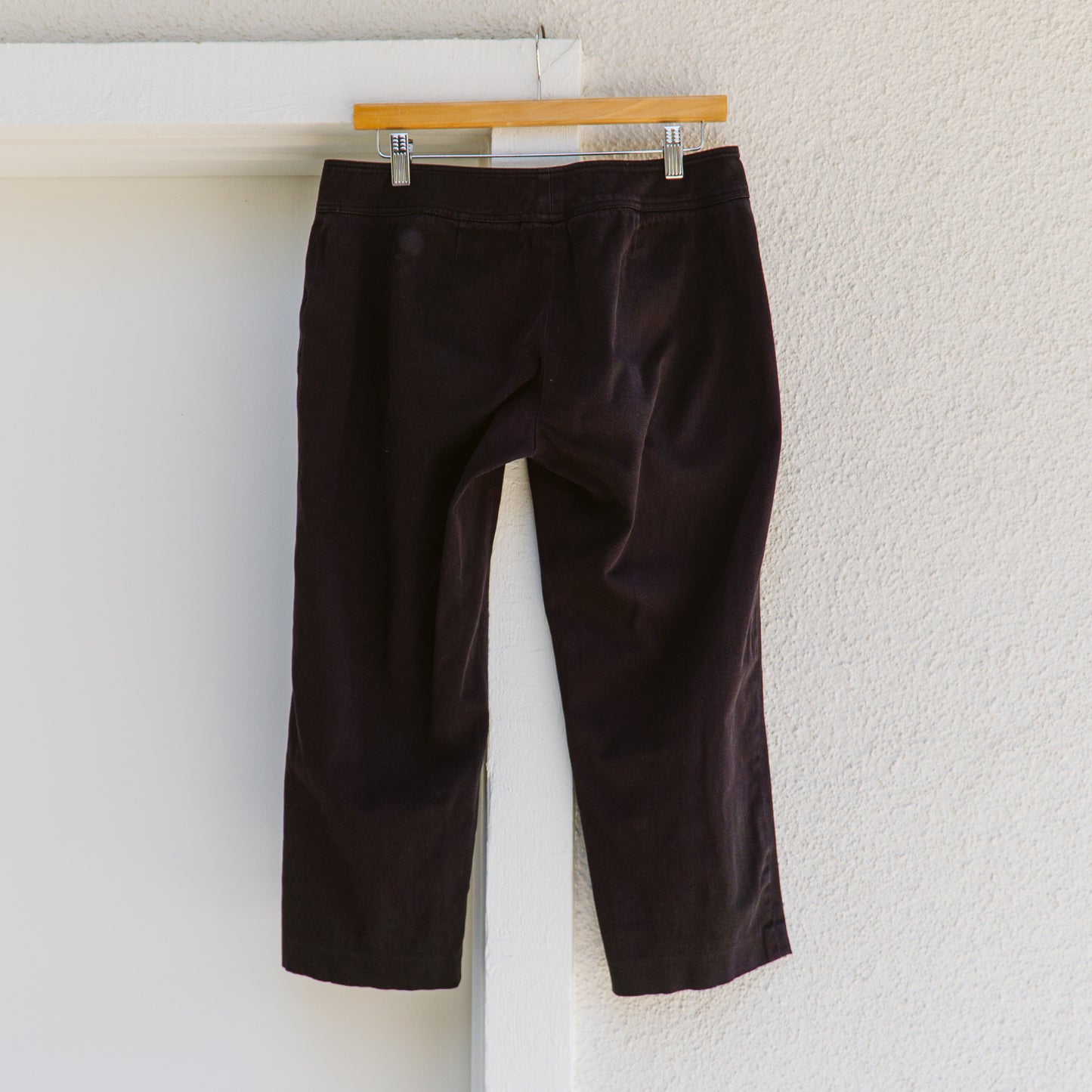 Y2K Faux Belt Capri Pants | M