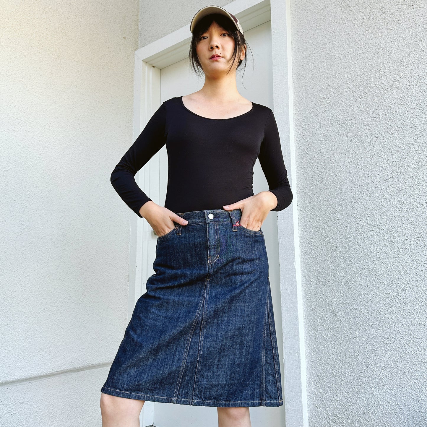 Y2K Gap Indigo Denim Skirt | S/M