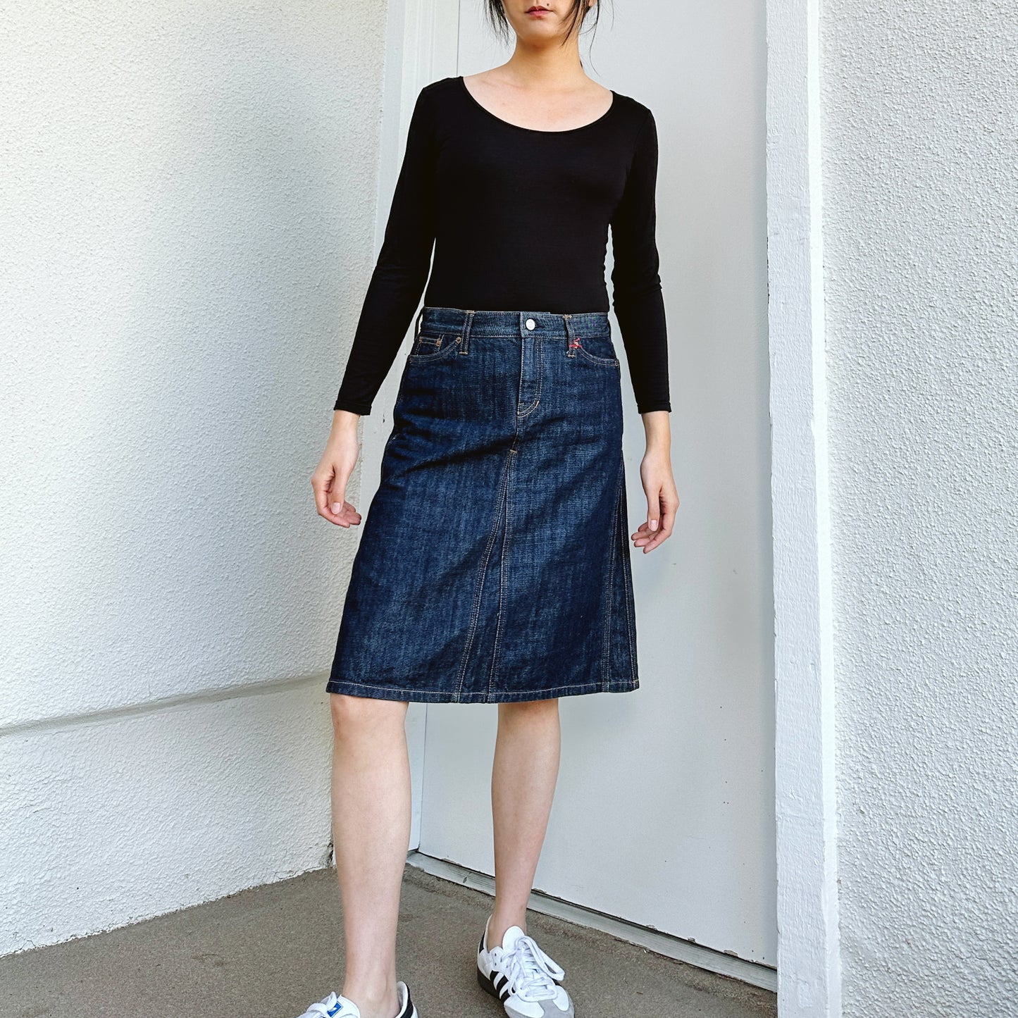 Y2K Gap Indigo Denim Skirt | S/M