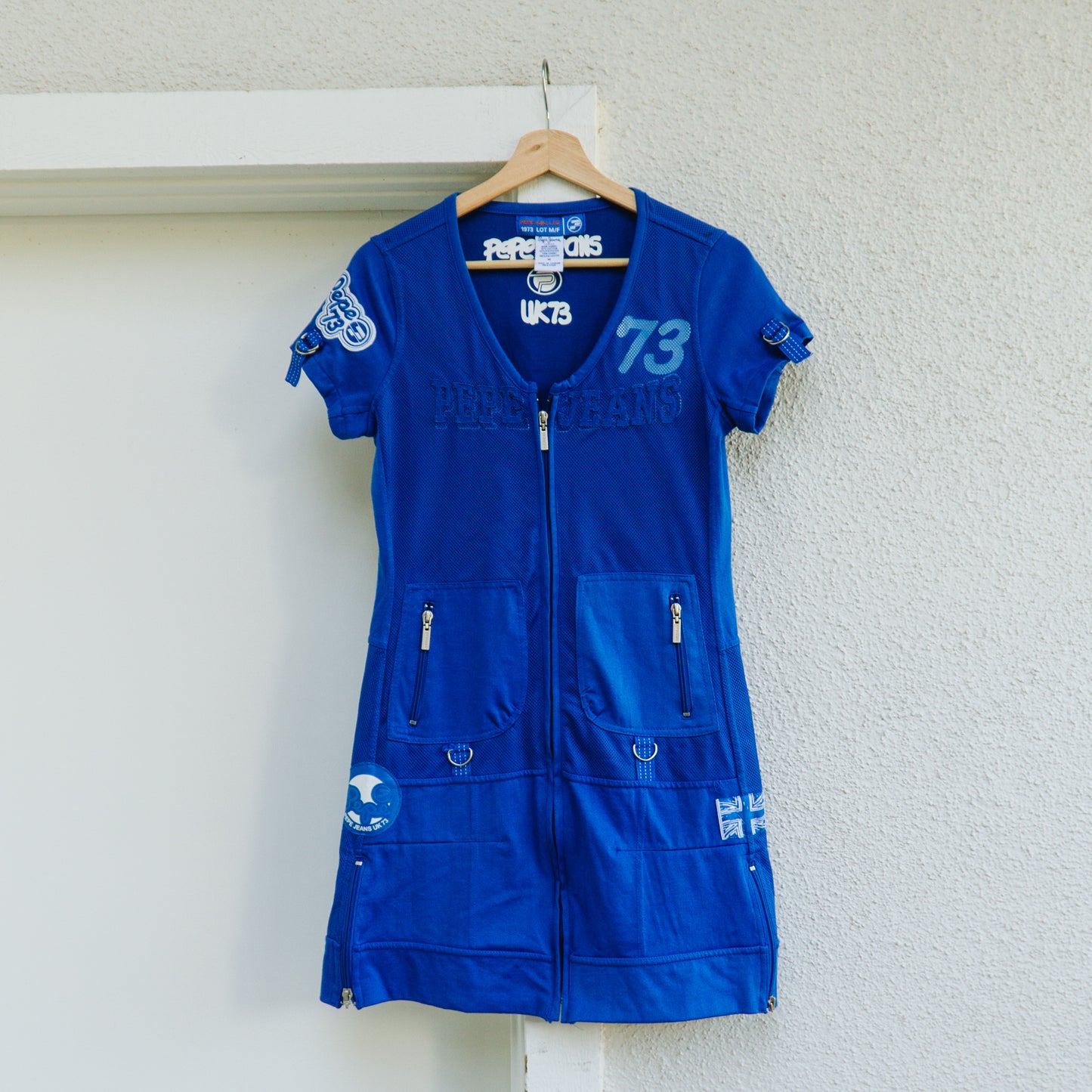 Y2K Pepe Jeans Racing Inspired Dress |M