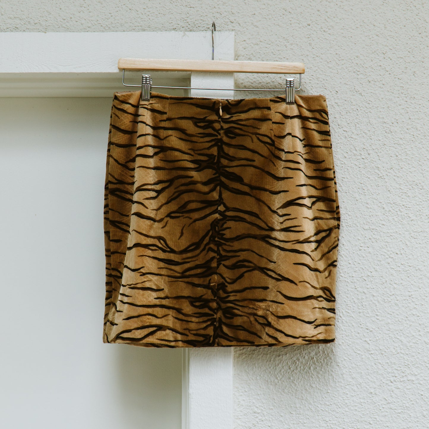 Y2K Soft Animal Print Mini Skirt | XL