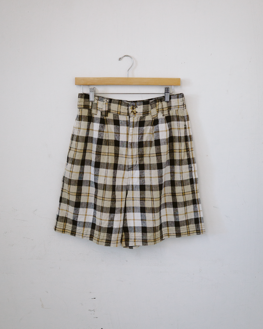 80's Check Shorts | M