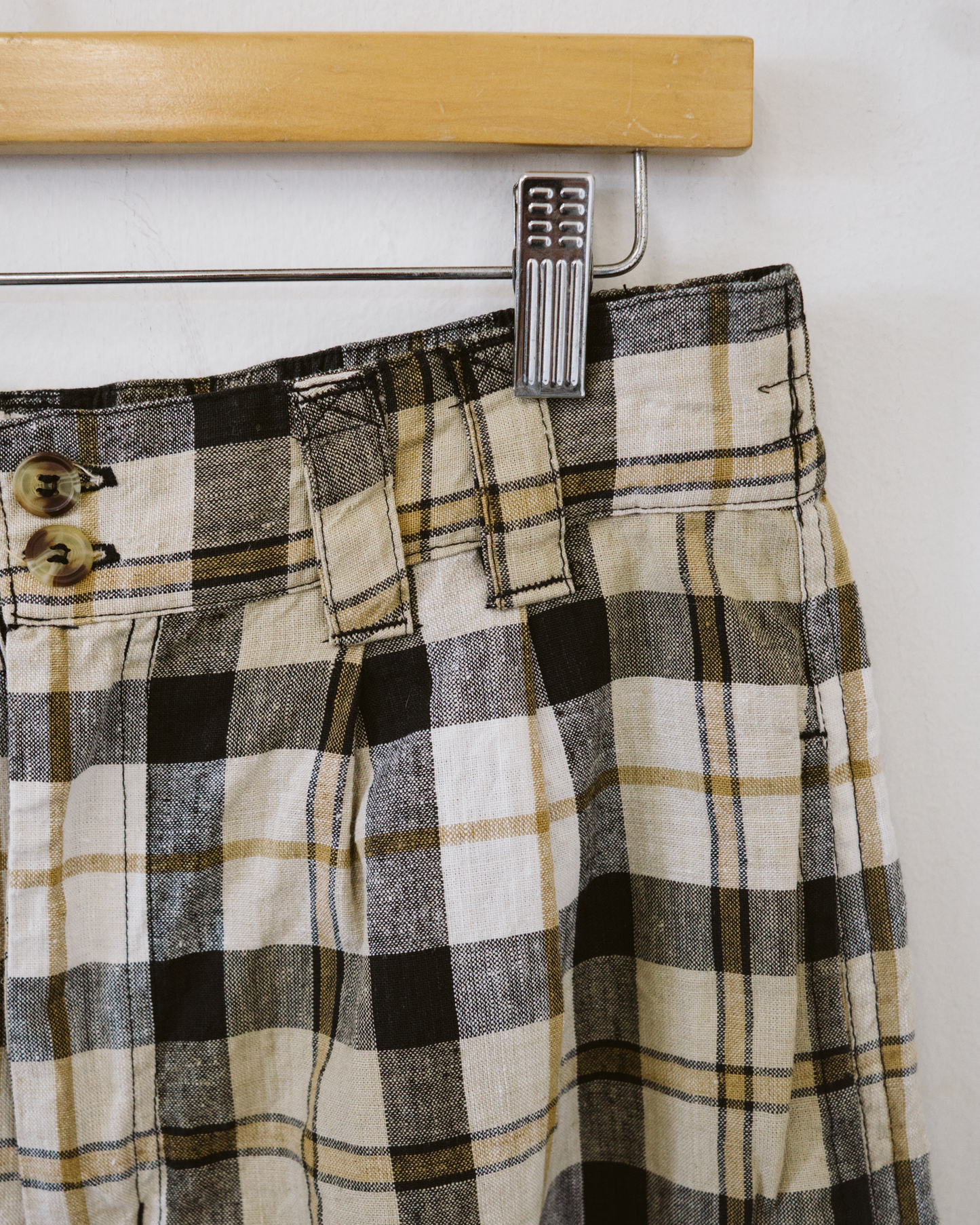 80's Check Shorts | M