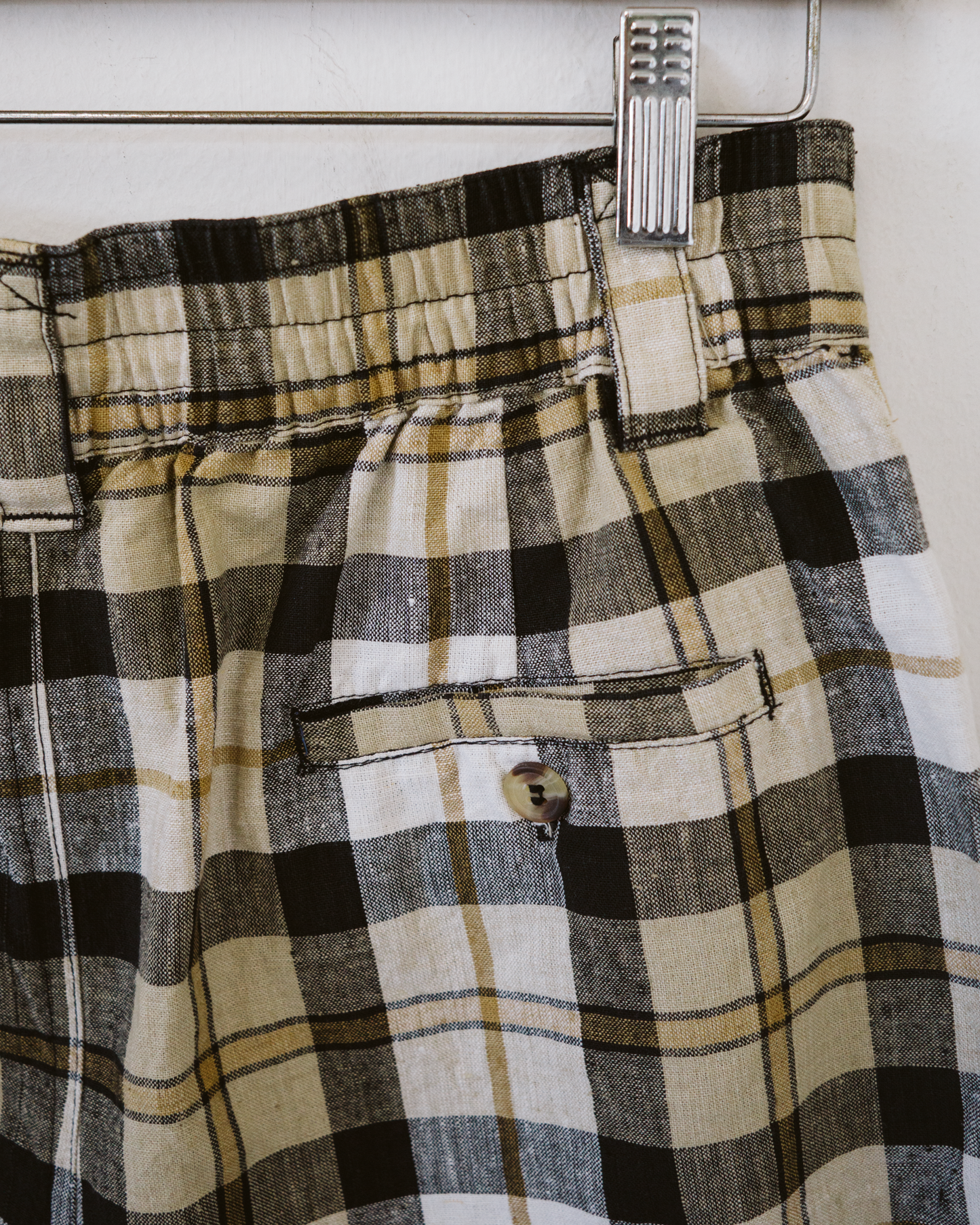 80's Check Shorts | M