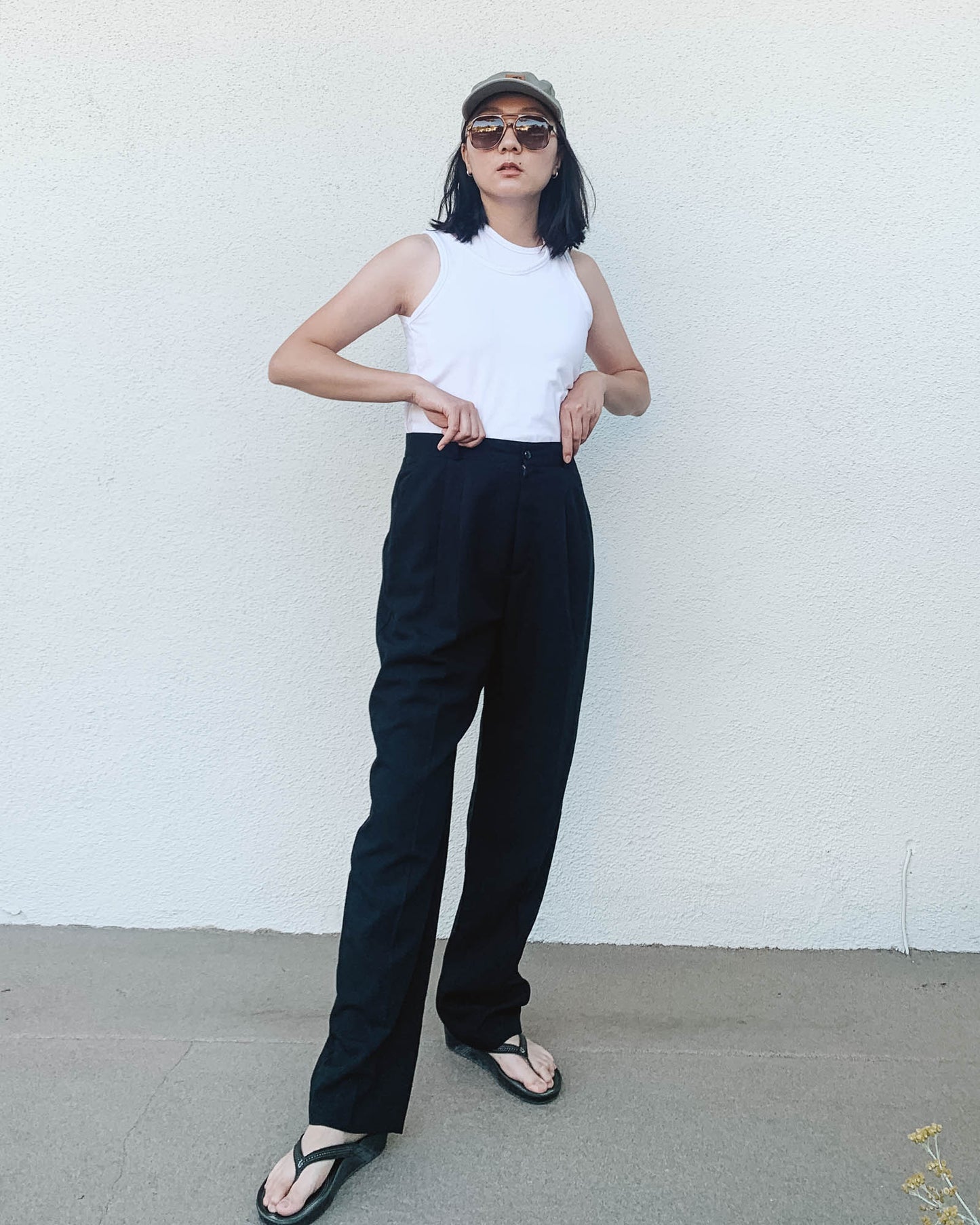 80's Pleated Pants | M