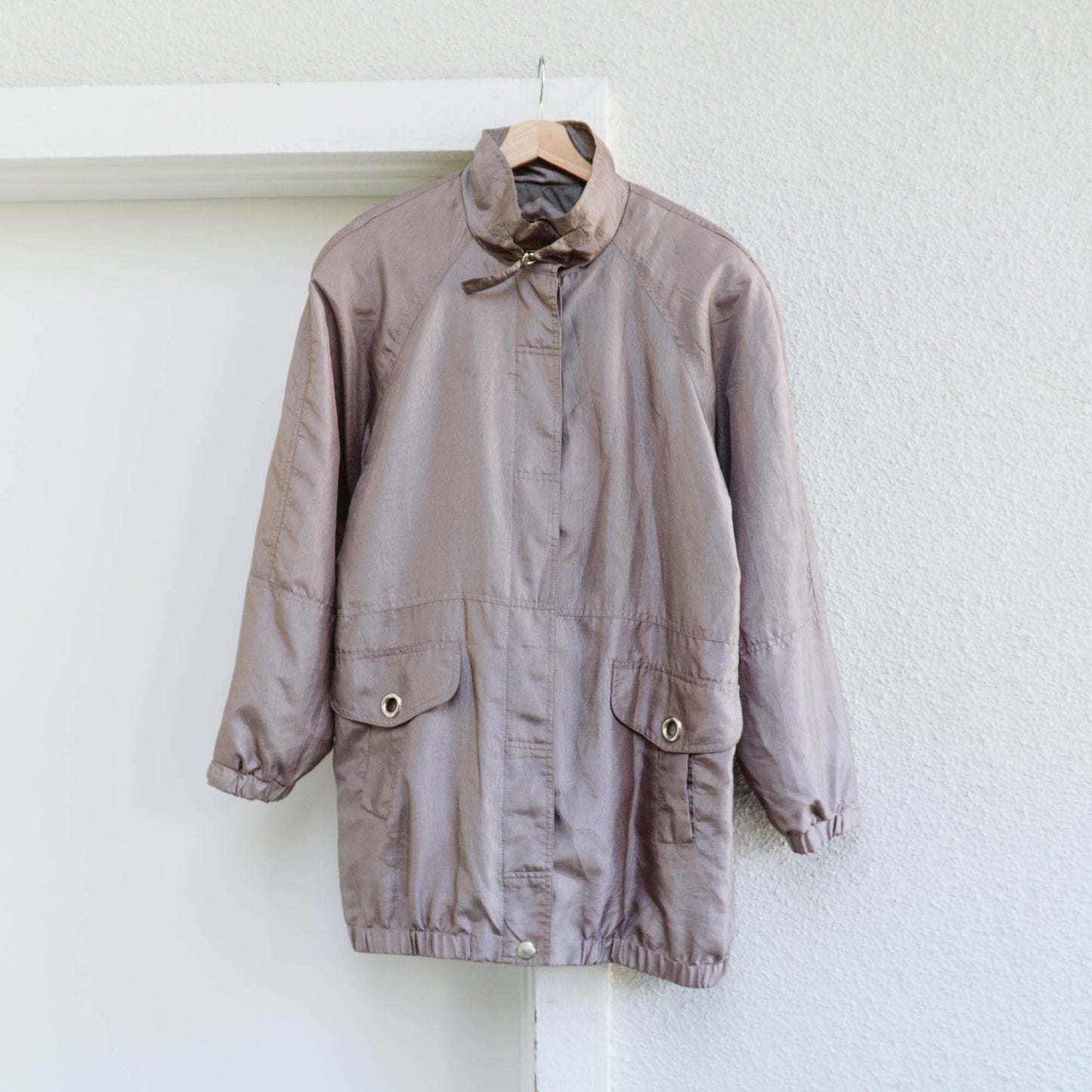 Men's 80's Metallic Taupe Jacket | M